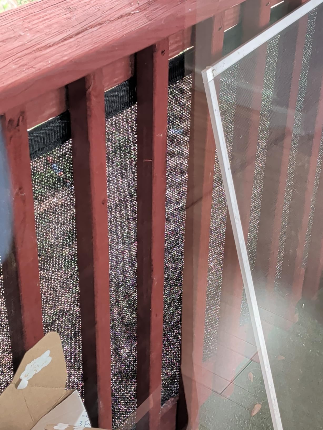 UPGRADE Balcony Privacy Screen Fence Commercial Shade Cover 3' x 16' with Ties Durable and UV Resistant for Deck Patios, Black customer photo 2