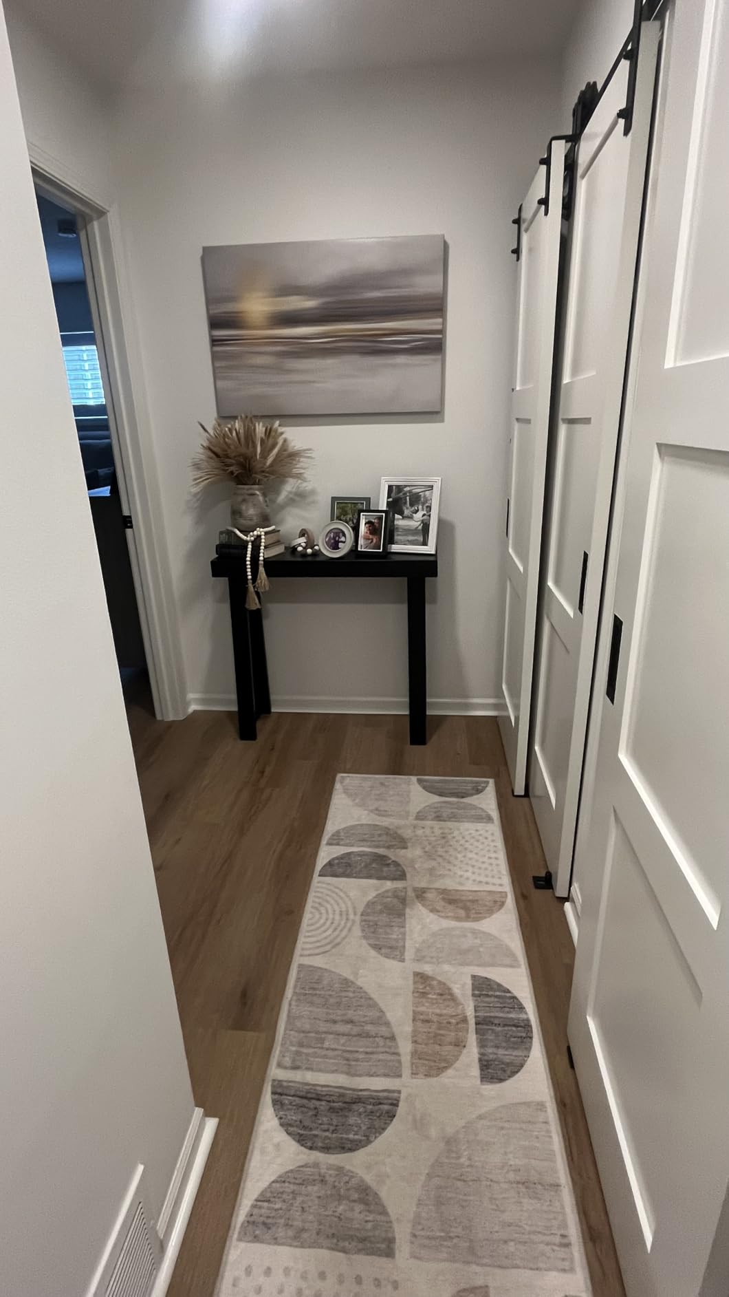 Plank+Beam Solid Wood Console Table, 36 Inch, Sofa Table, Narrow Entryway Table for Hallway, Behind The Couch, Living Room, Foyer, Easy Assembly, Pecan customer photo 1