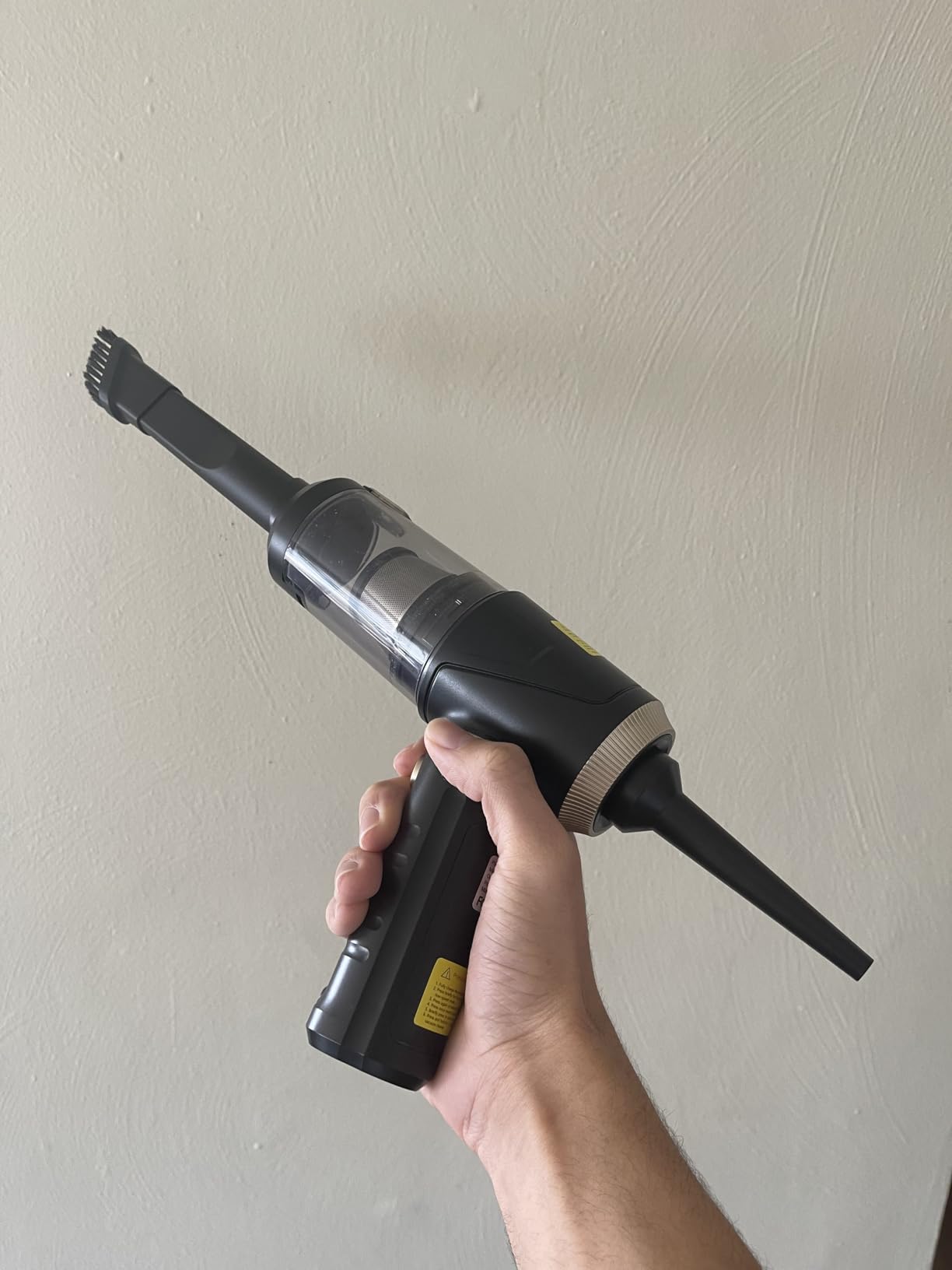Handheld Vacuum Cleaner 26000Pa Suction with Brushless Motor, 4-in-1 Portable Mini Car Vacuum with 3 Suction Modes, Cordless Vacuum with LED Light, Type-C Charge for Car, Office Desk, Keyboards customer photo 1