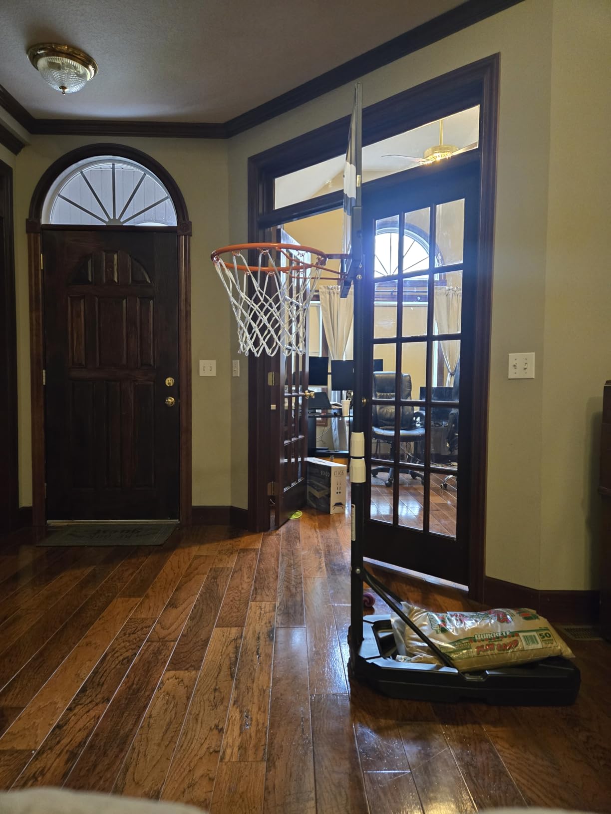 Seray Kids Basketball Hoop Outdoor [Patented 6s Safe-Adjust] 3.2-7.2FT, Indoor/Poolside/Mini Basketball Hoop for Kid/Toddler/Youth/Adult in Backyard/Driveway, Shatterproof Backboard and Enlarged Base customer photo 2