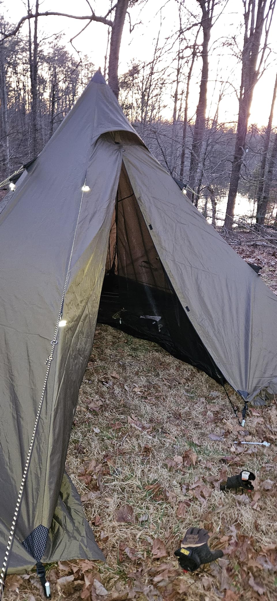 Naturehike Ranch Fire 4 Season Teepee Tent, 2 Person Hot Tent with Stove Jack, Windproof Waterproof Cold Weather Winter Tent customer photo 2