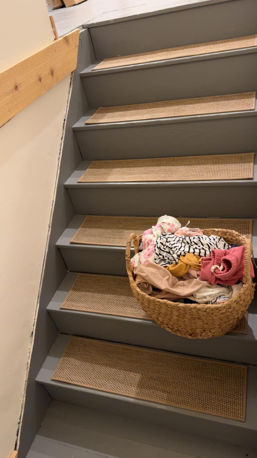 FlowaFoli Stair Treads for Wooden Steps Indoor, 8