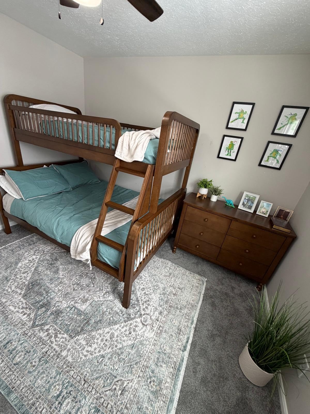 Storkcraft Pasadena Toddler Bed (White with Driftwood) - GREENGUARD Gold Certified, Fits Standard Full-Size Crib & Toddler Mattress, Toddler Safety Guardrails Included, Complete Design with Footboard customer photo 1