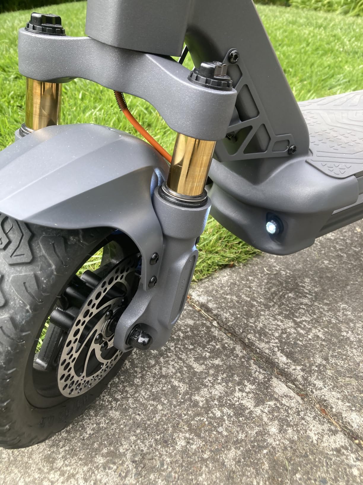 Electric Scooter for Adults, 1000-1600W Peak, Up to 25-31MPH, 25-50 Miles Range, 220-330lb Load, Foldable E-Scooter with Damping Adjustable Full Suspensions, Turn Signals customer photo 2