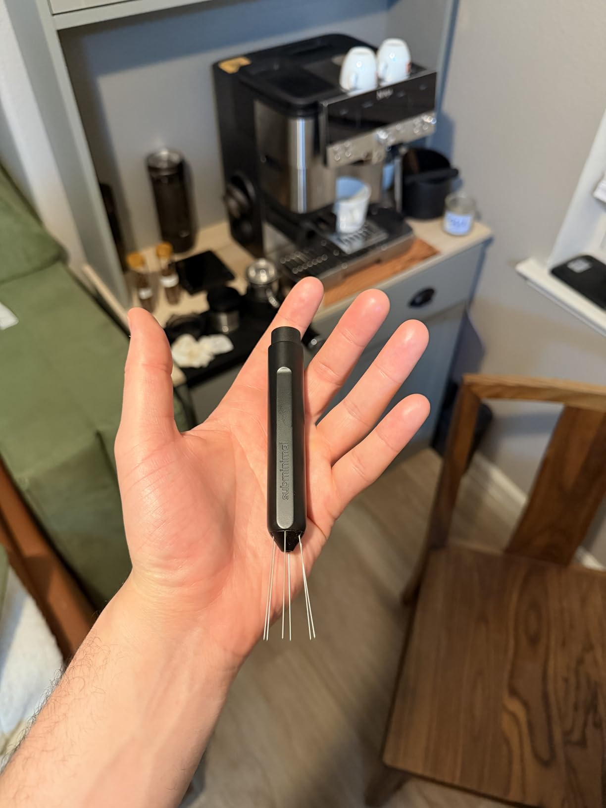 Subminimal Flick WDT Espresso Distribution Tool - Stirrer Tool For Barista-Grade Precision Brewing - Tamper w/Retractable Needles - Coffee & Espresso Machine Parts & Accessories customer photo 1