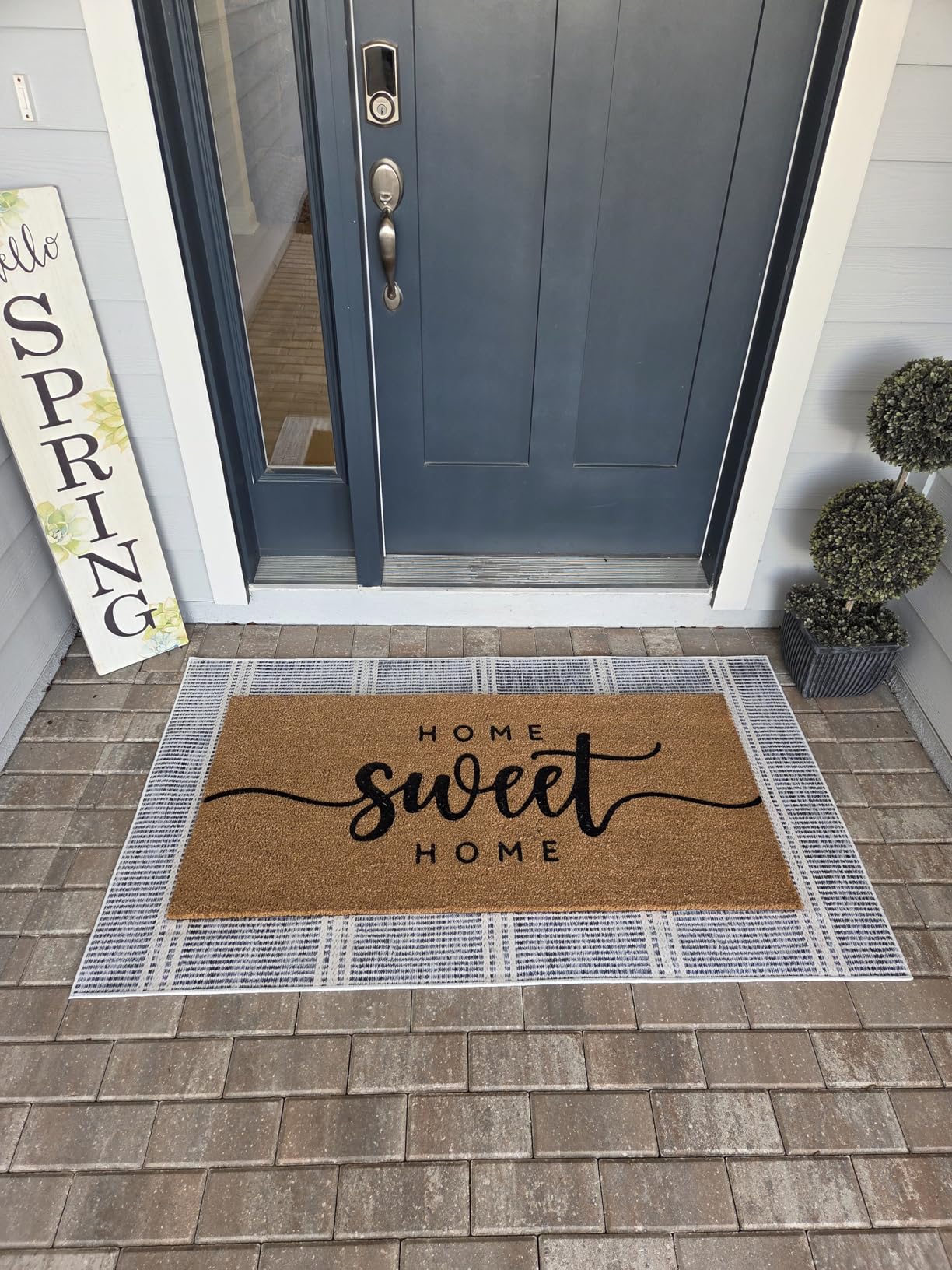 Dash and Albert Malta, Grey, 4' x 6', Striped, Soft and Cozy, High Traffic, Lightweight, Anti-Slip, Durable, Machine Washable Area Rug for Bedroom, Living Room, Dining, Den, Foyer, Entryway customer photo 2