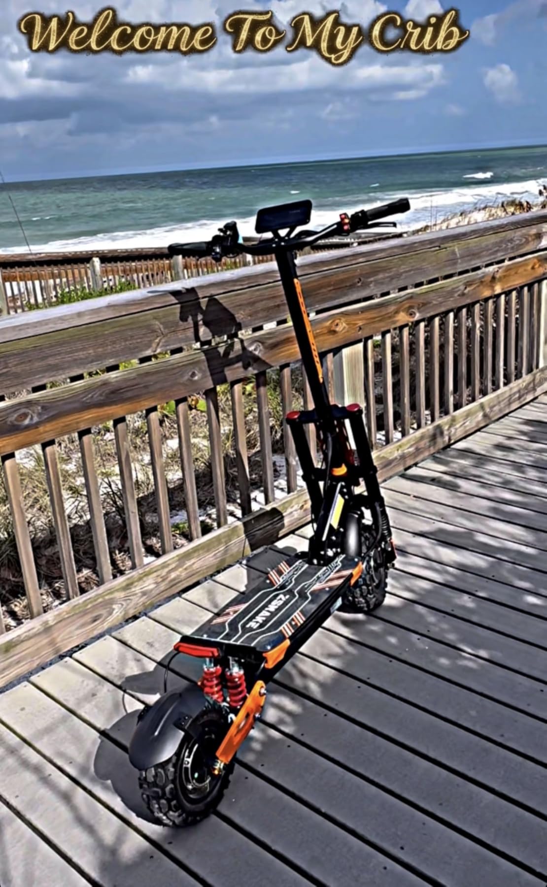 ZSNAKE Electric Scooter for Adults High Power 5600W Dual Motors Top Speed 50 MPH, 60V 30Ah Battery 60+ Miles Range, 11
