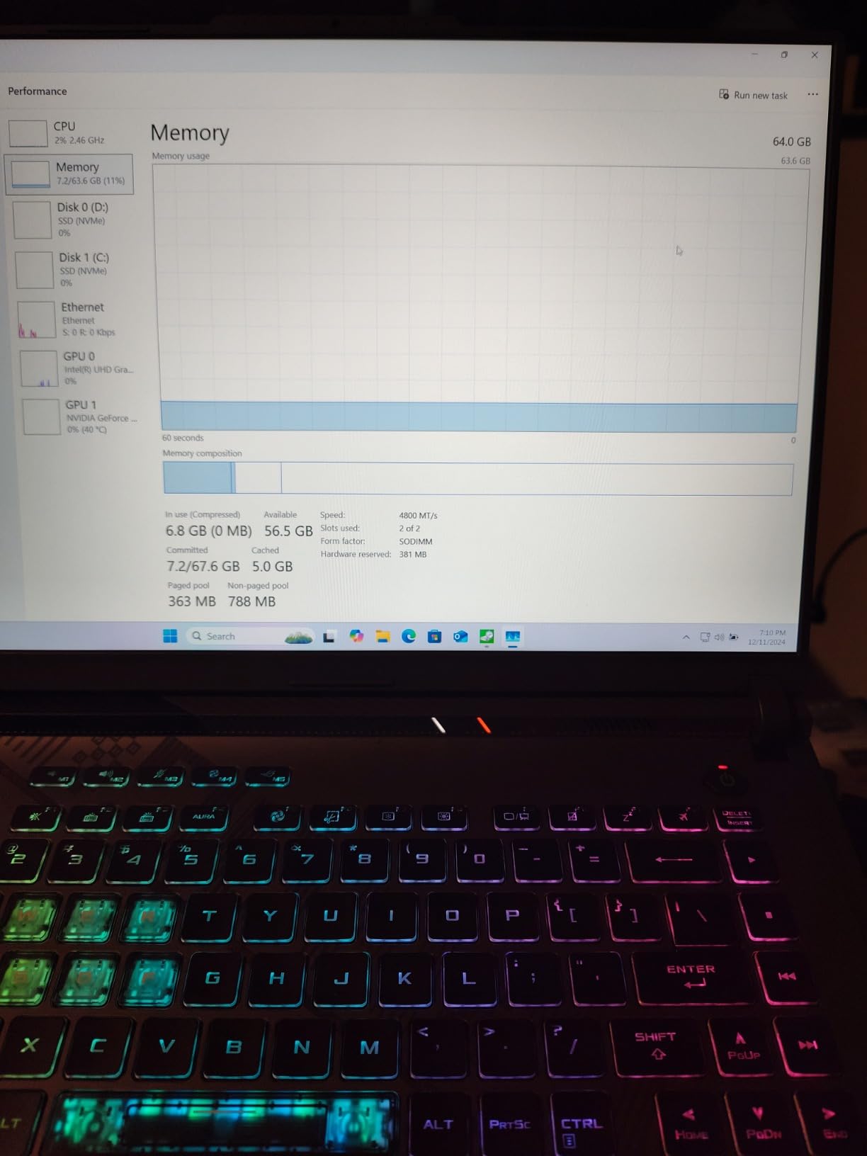 ROG Strix G16 Gaming Laptop, 165Hz Display, NVIDIA GeForce RTX 4060, Intel Core i7-13650HX, 16GB DDR5, 1TB PCIe Gen4 SSD, Wi-Fi 6E, Windows 11, G614JV-AS74 customer photo 1
