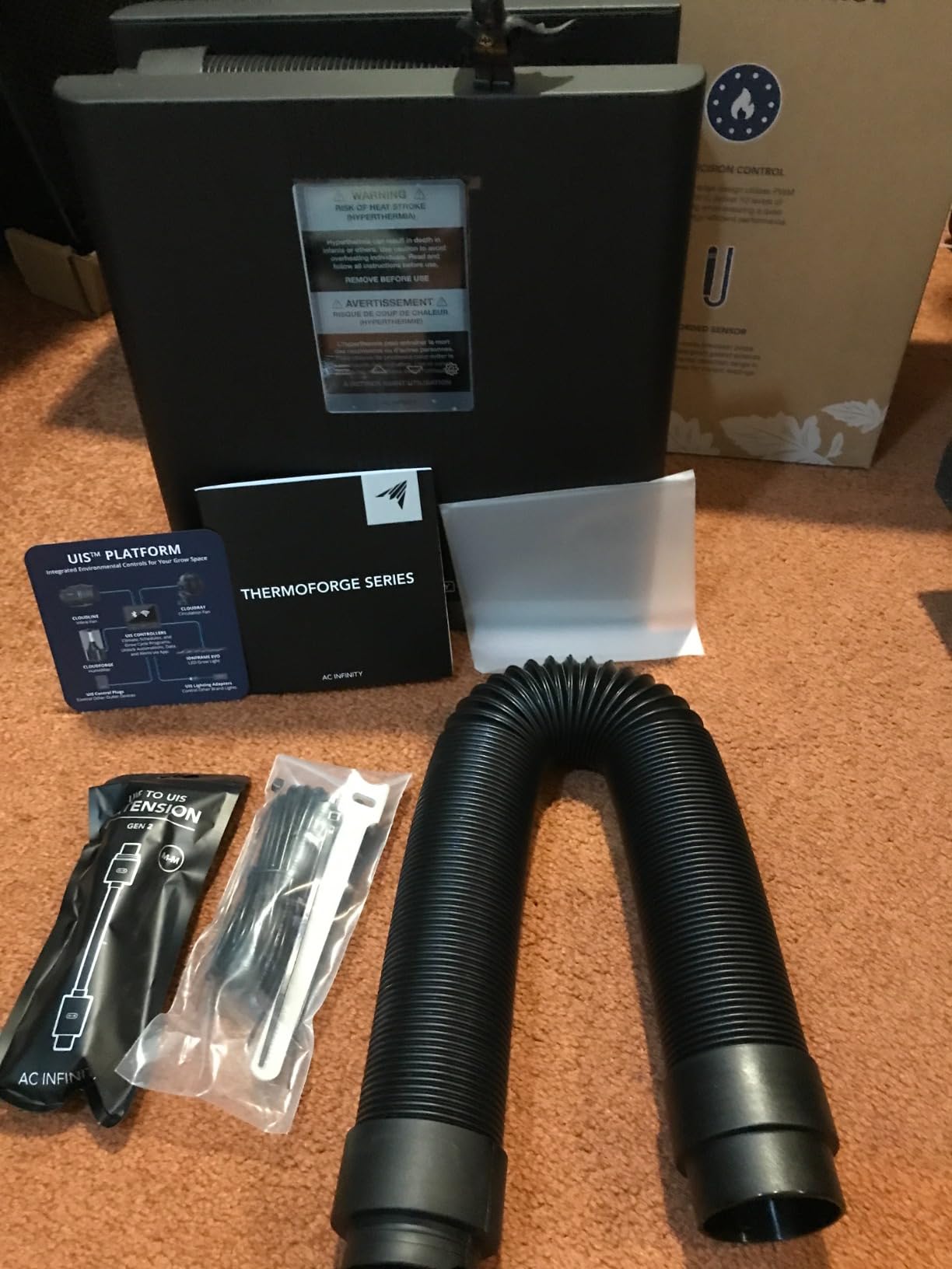 AC Infinity THERMOFORGE T3, Environmental Grow Tent Heater with VPD Temperature Controller, 10-Level PTC Heating and Included Extension Hose for Tents, Rooms, Greenhouses customer photo 2