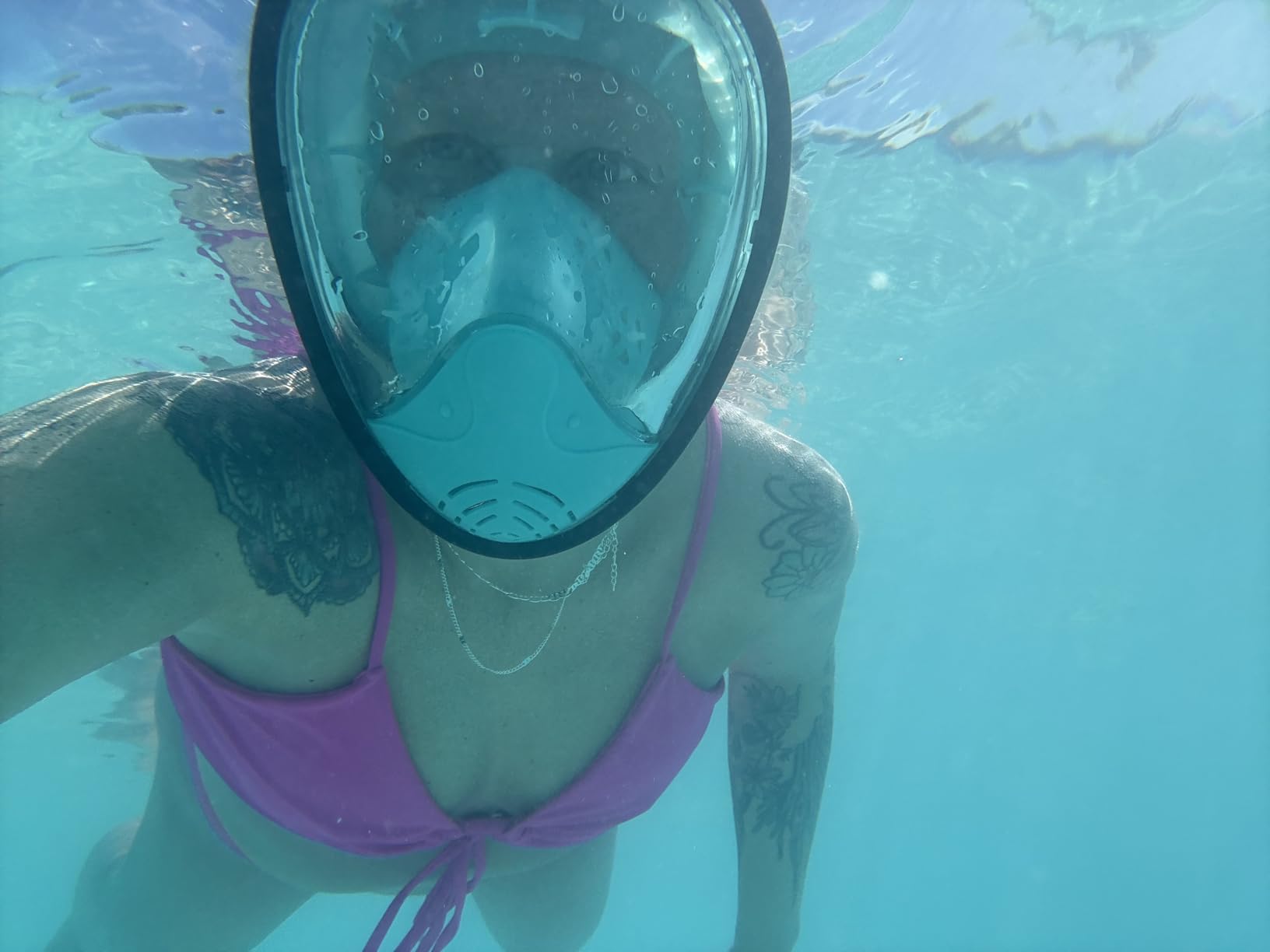 Greatever Full Face Snorkel Mask, Snorkeling Gear for Adults with Latest Dry Top Breathing System and Detachable Camera Mount, Foldable Snorkel Mask Adult, Snorkels Anti-Fog & Anti-Leak customer photo 1