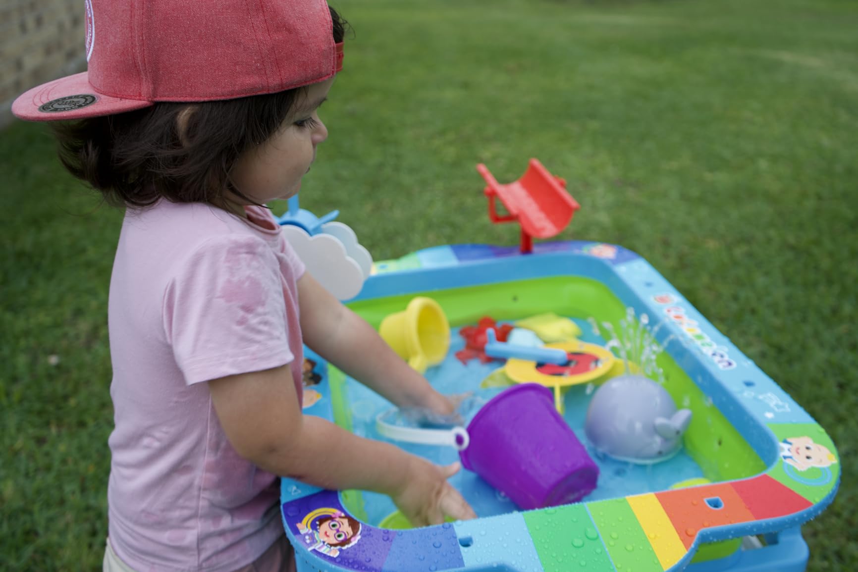 Delta Children PAW Patrol Water Activity Table - Collapsible & Portable - Ideal for Travel - Outdoor Kids Water Sensory Table, Blue customer photo 2