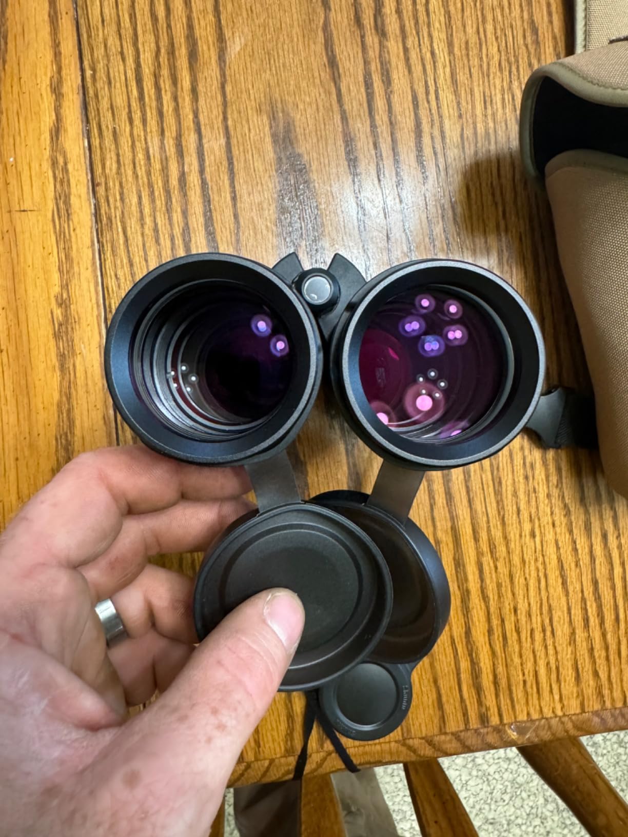 Premium ED HD Binoculars 10x42 for Adults, Waterproof and Fogproof with Magnesium Alloy Body, BAK4 Prism - High Power Binoculars for Bird Watching, Hunting, Travel and Outdoor Sports, Compact customer photo 1