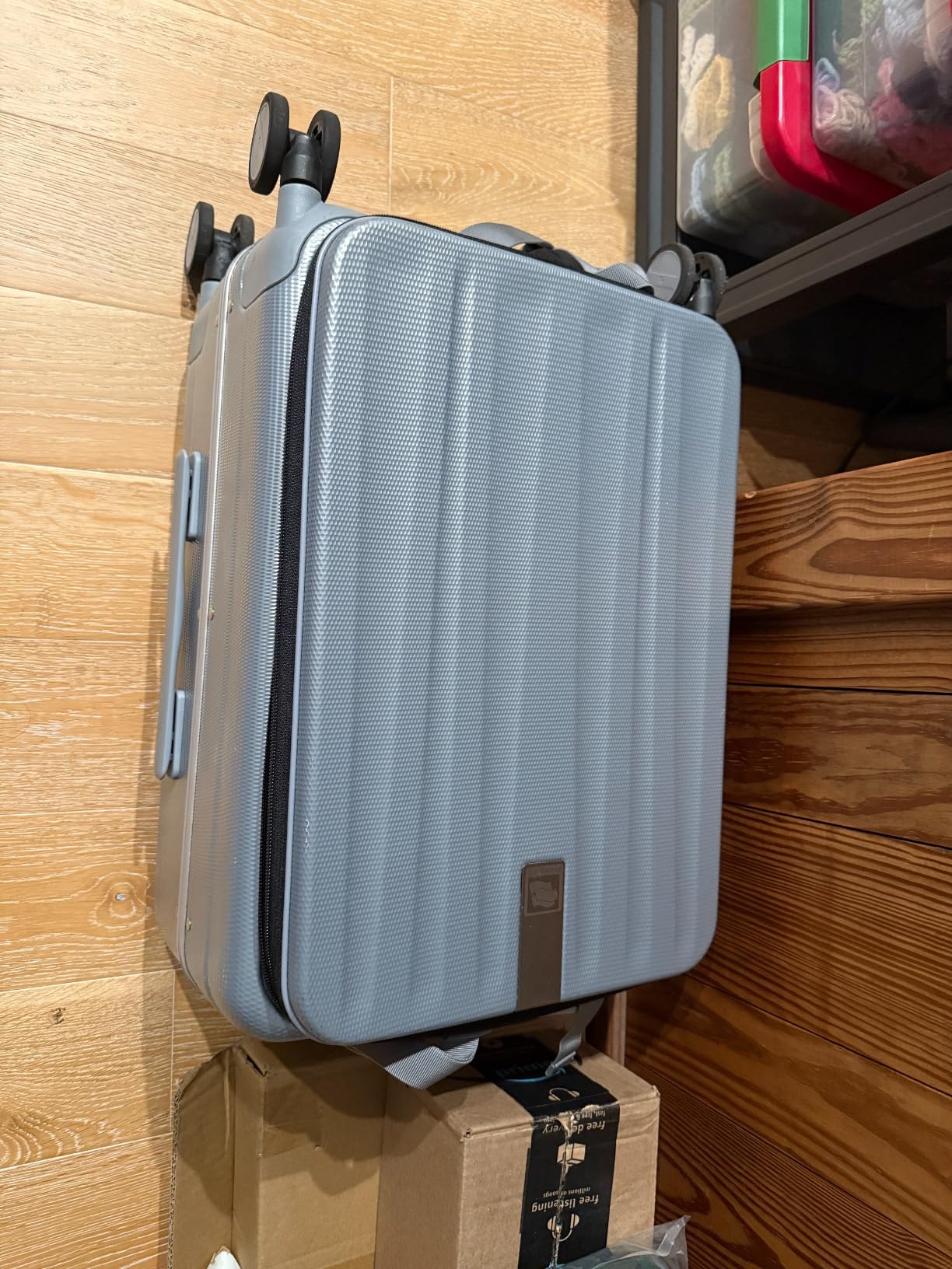 Samsonite Winfield 3 DLX Hardside Expandable Luggage with Spinners, Ombre Green, 2-Piece Set (20/25) customer photo 2