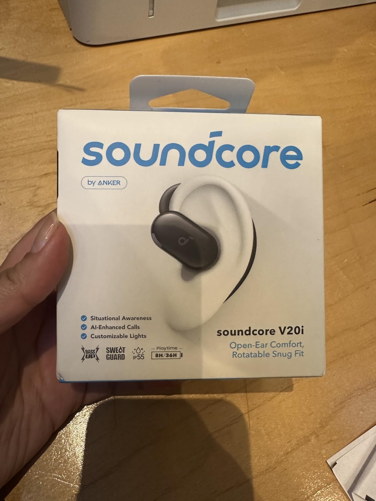 Soundcore V20i by Anker Open Ear Earbuds, Open Ear Headphones True Wireless customer photo 1