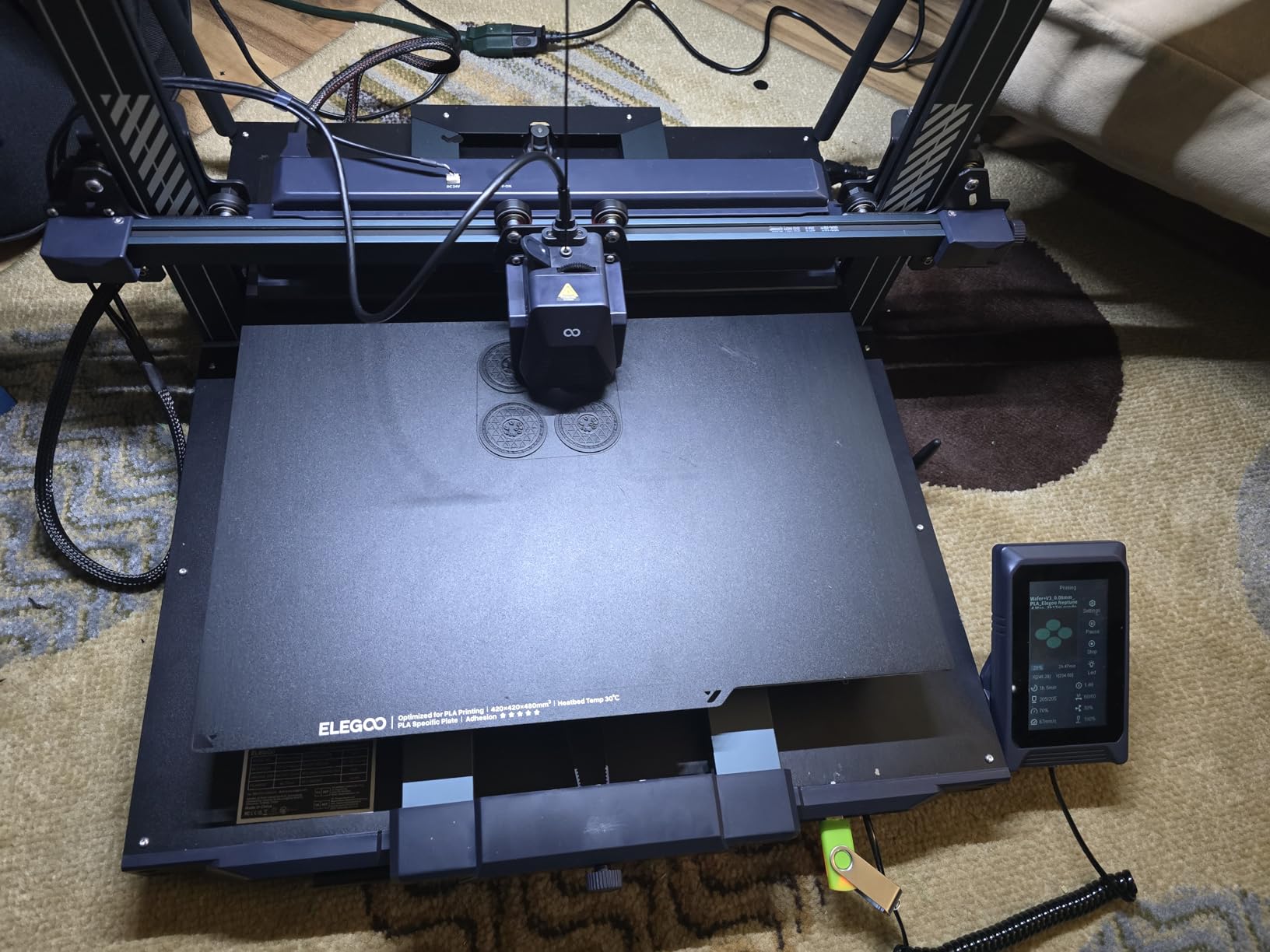 ELEGOO Neptune 4 Max 3D Printer, 500mm/s Fast Printing, Support 300C Printing, Auto Leveling and Direct Drive Extruder, 420x420x480mm Large Build Volume customer photo 1