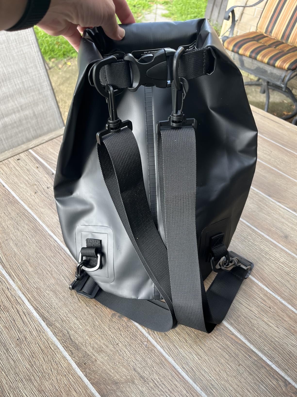Tough Bison Bear Bag Hanging Kit - 10L Waterproof Bear Proof Food Storage Bag, 2 Straps, Rock Sack & 2 Ropes with 4 Safety Clips for Hiking, Kayaking, Camping, Outdoor Adventures customer photo 1