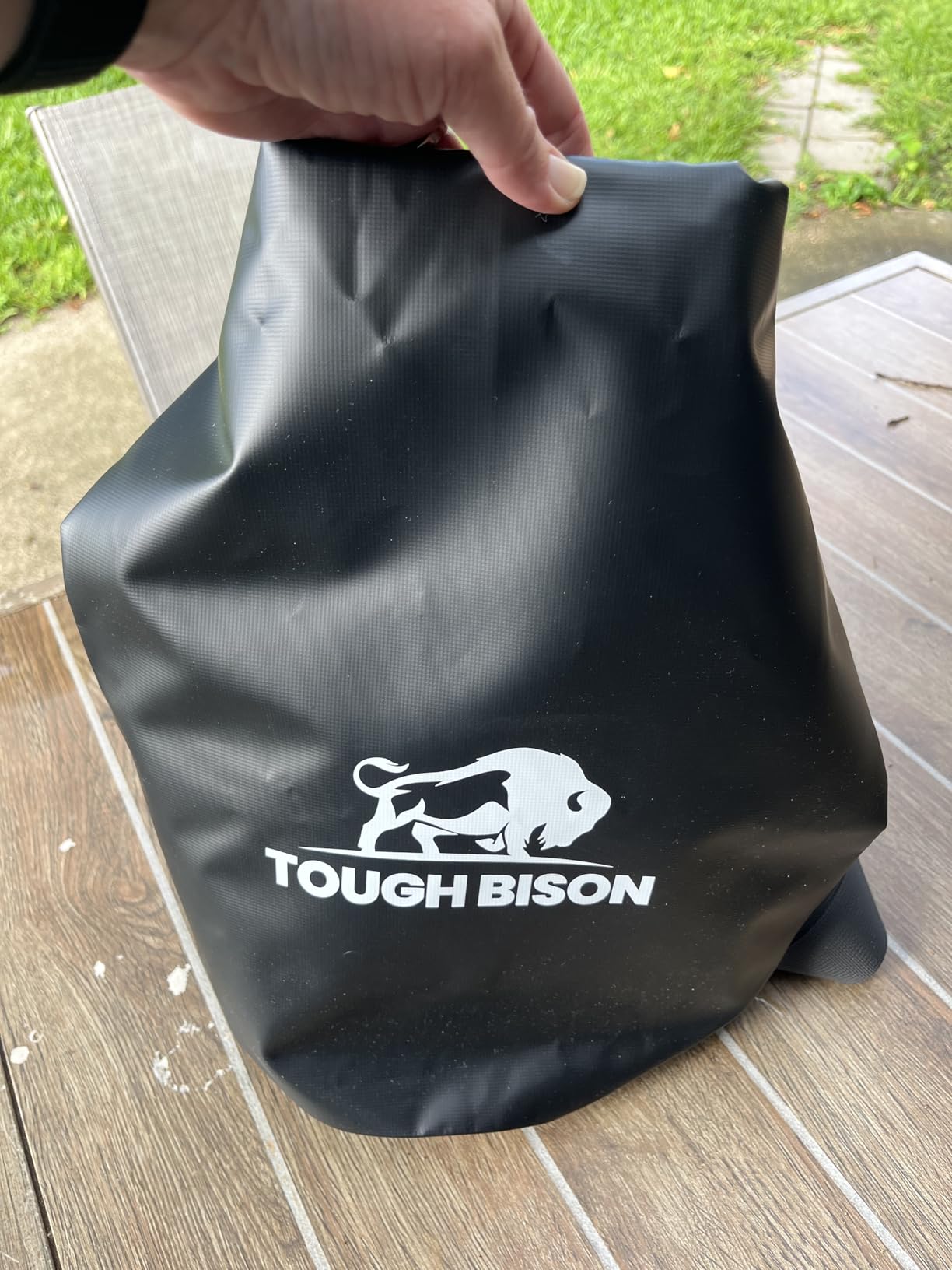 Tough Bison Bear Bag Hanging Kit - 10L Waterproof Bear Proof Food Storage Bag, 2 Straps, Rock Sack & 2 Ropes with 4 Safety Clips for Hiking, Kayaking, Camping, Outdoor Adventures customer photo 2
