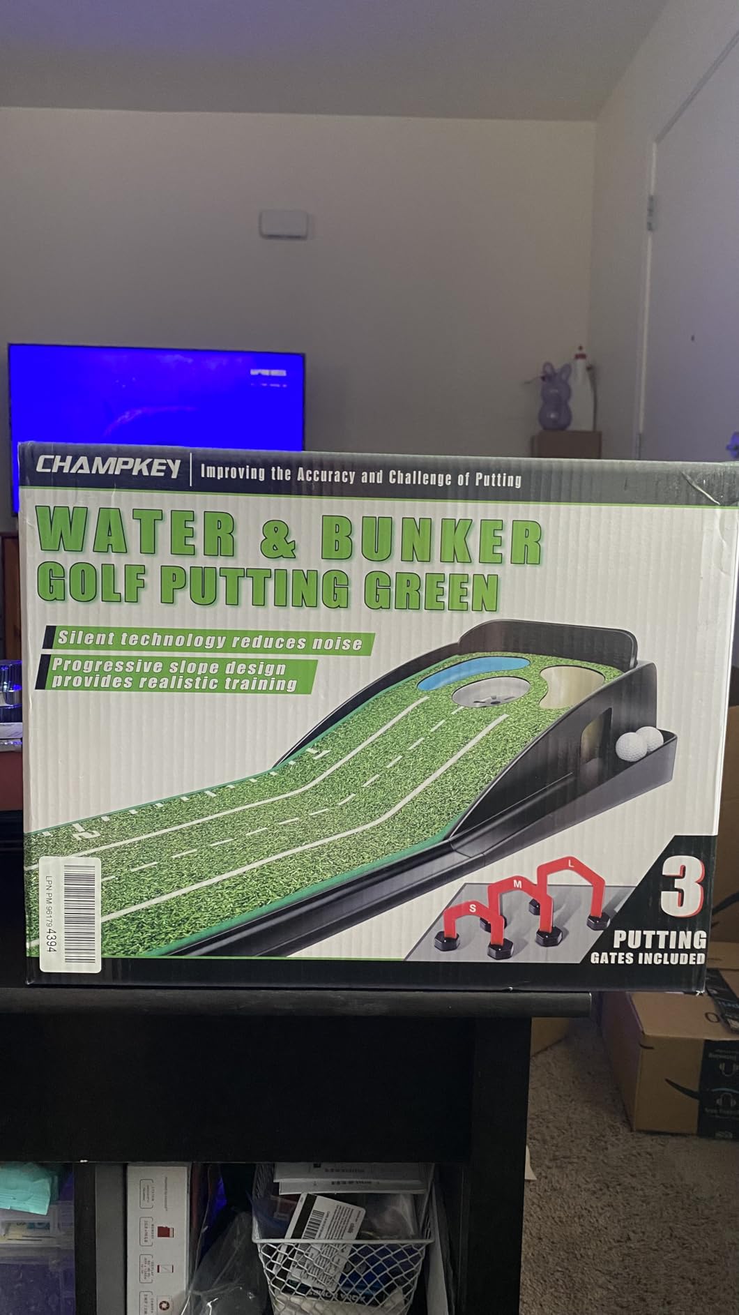 CHAMPKEY Professional Hazard Golf Putting Green with Putting Gates and Putting Mirror customer photo 1