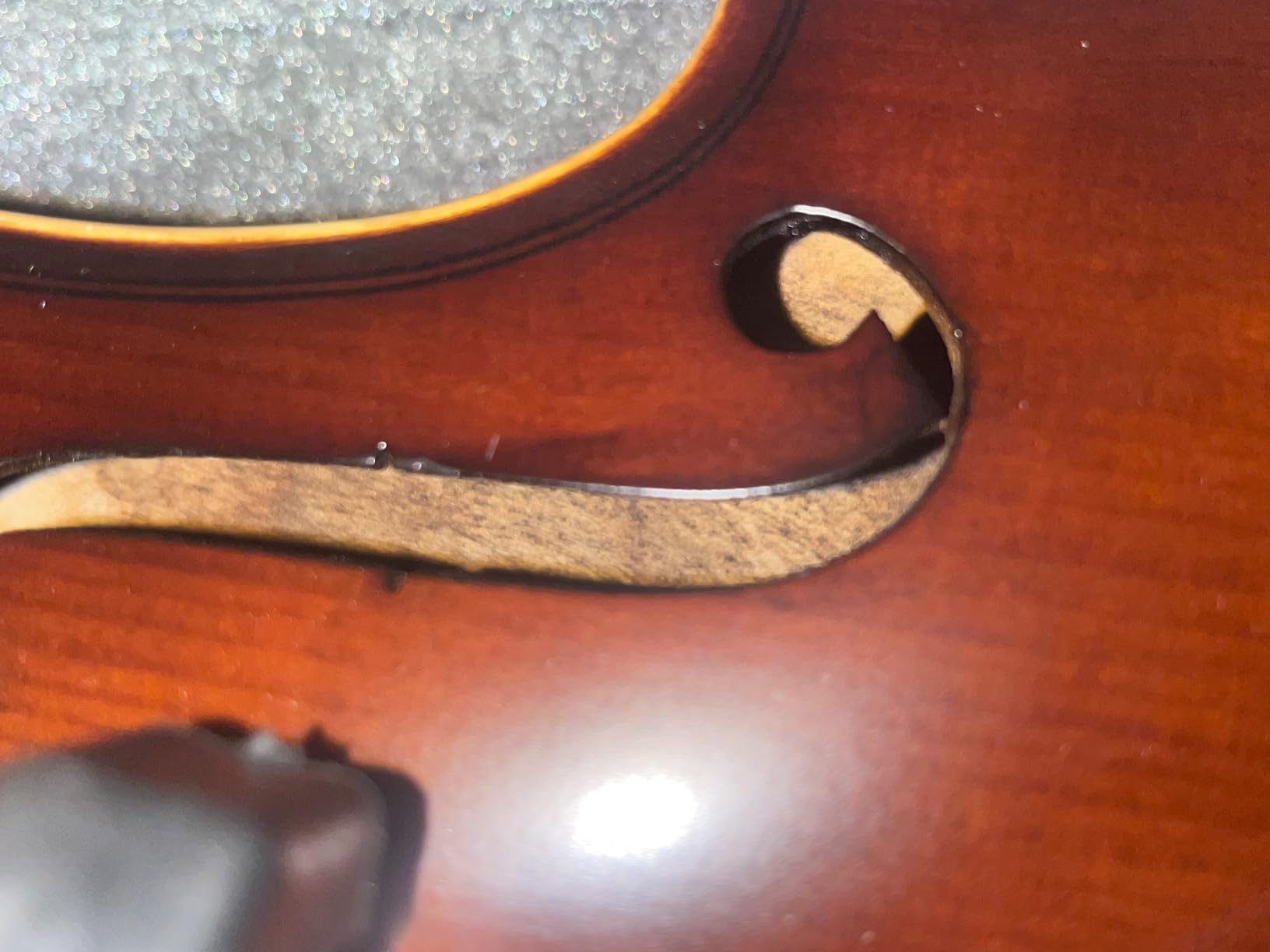 Vangoa Violin 4/4 Full Set Size, Fiddle Solid Spruce Wood Tiger Pattern for Professional Advanced Intermediate Beginners Adults Student Starter Acoustic Violins Kit Outfit Ebony Fittings, Hard Case customer photo 1