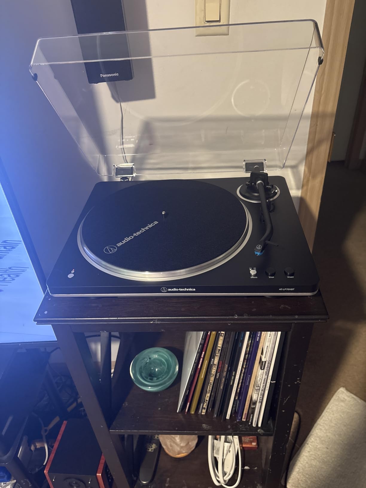 Audio-Technica AT-LP70XBT Wireless Turntable (Black/Silver) customer photo 1