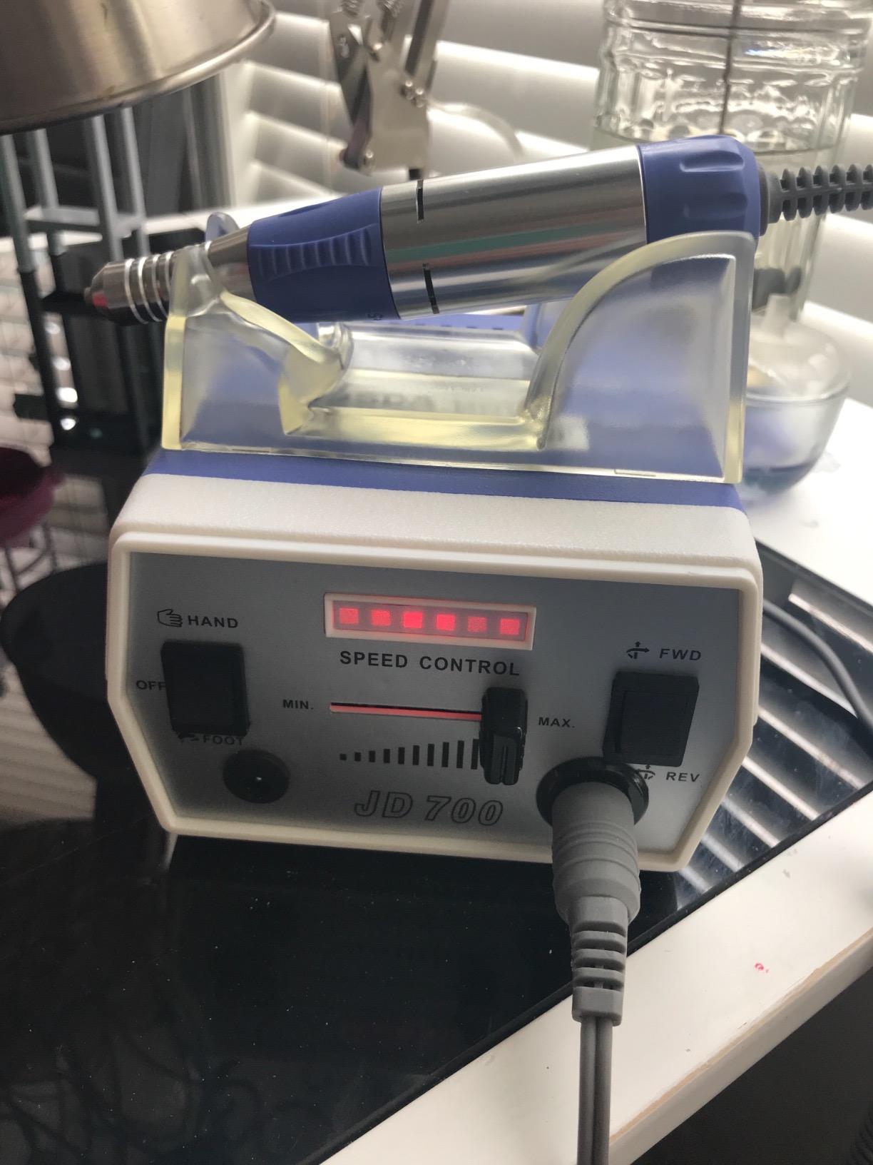 Makartt Cordless Electric Nail Drill, 30,000RPM E File for Acrylic & Gel Removal, 8.5H Battery, Quiet, LCD Display, Portable Nail Drill for Beginners & Nail Techs, Perlarie Pearly Pink customer photo 2