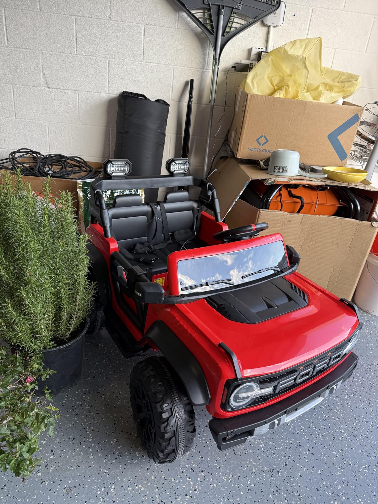First Ride On 24V Ride on Toys for Big Kids, Licensed Ford Bronco Raptor 2 Seater Ride on Cars with Remote Control, Ride on Truck w/ 4-Wheeler Suspension, 3 Speeds, Led Lights, Bluetooth (24V, Pink) | First Ride On customer photo 2