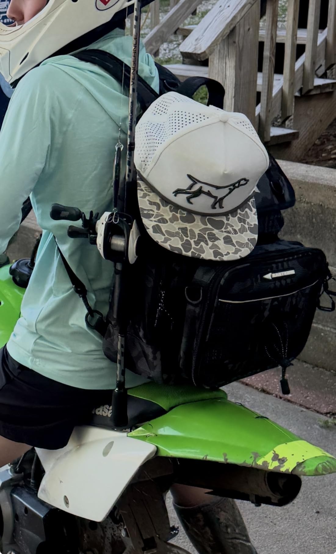 KastKing BaitSpace Fishing Sling Bag, Fishing Backpack with Rod & Beverage Holder, Tackle Bag for Fishing Gear customer photo 2