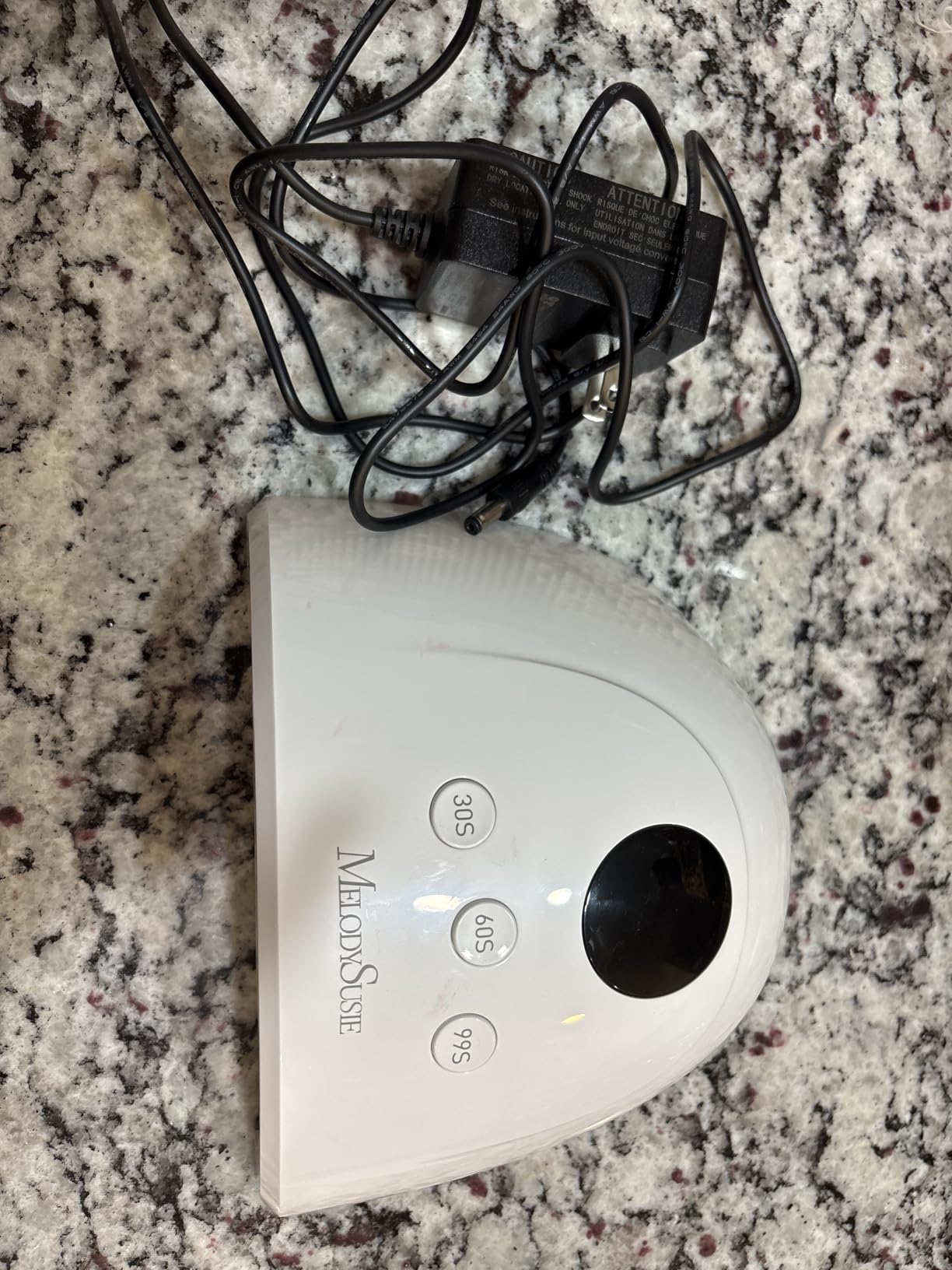 MelodySusie Compact Advanced UV LED Nail Lamp, P-Plus30F Nail Dryer with 3 Timers & Smart Sensor Cures All Gels, Especially Rhinestone Glue, Solid & Liner Gel Polishes for Advanced DIY at Home-White customer photo 2