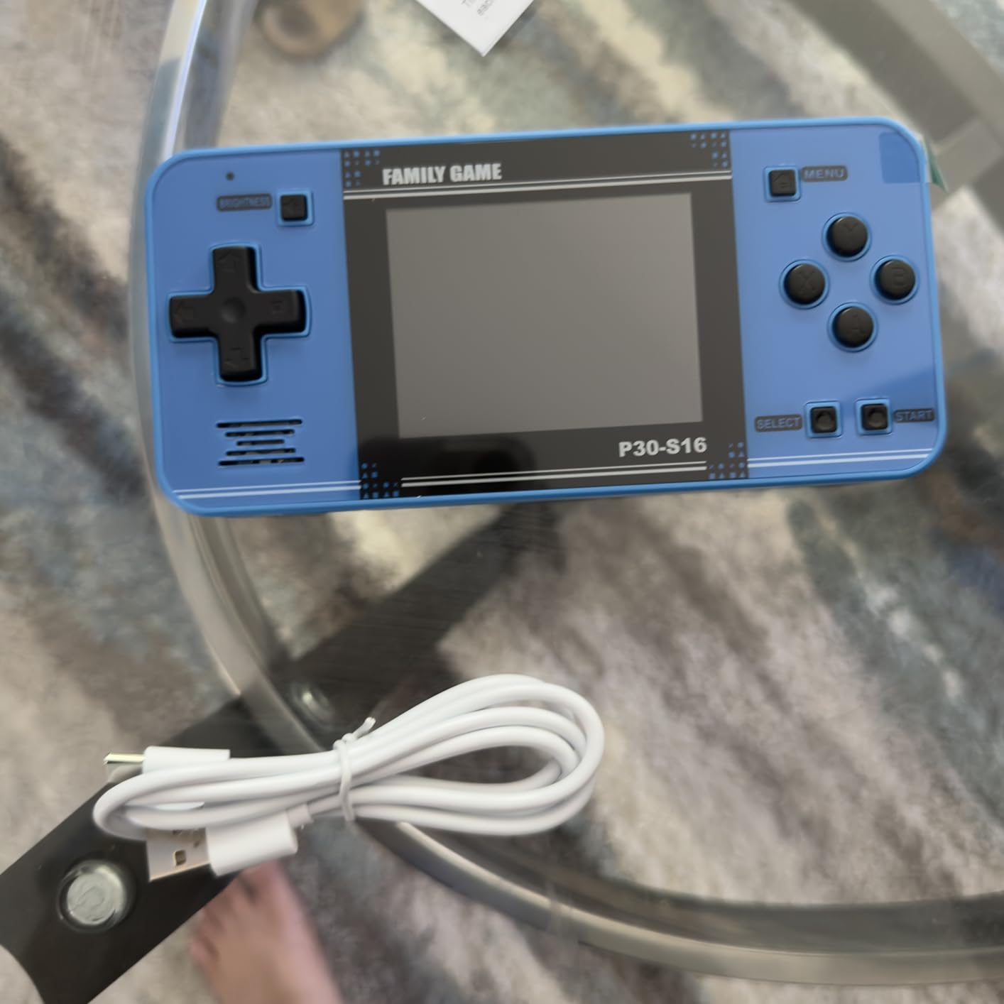 Handheld Game for Kids - Preloaded 220 Retro Video Games, Portable Gaming Player with Rechargeable Battery 3.0