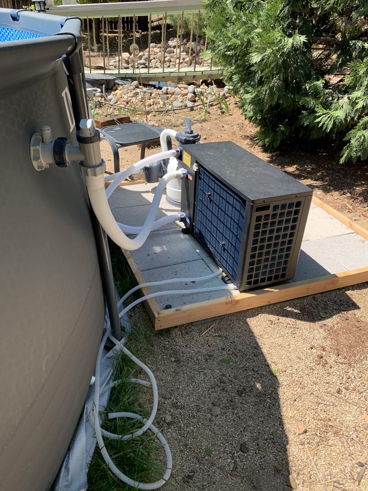 Pool Heat Pump 16000 BTU, Electric Pool Heater for Above Ground Pools up to 5500 Gallons, Energy Efficient Heat Pump Pool Heater with WiFi Control, 110V - V5 customer photo 2