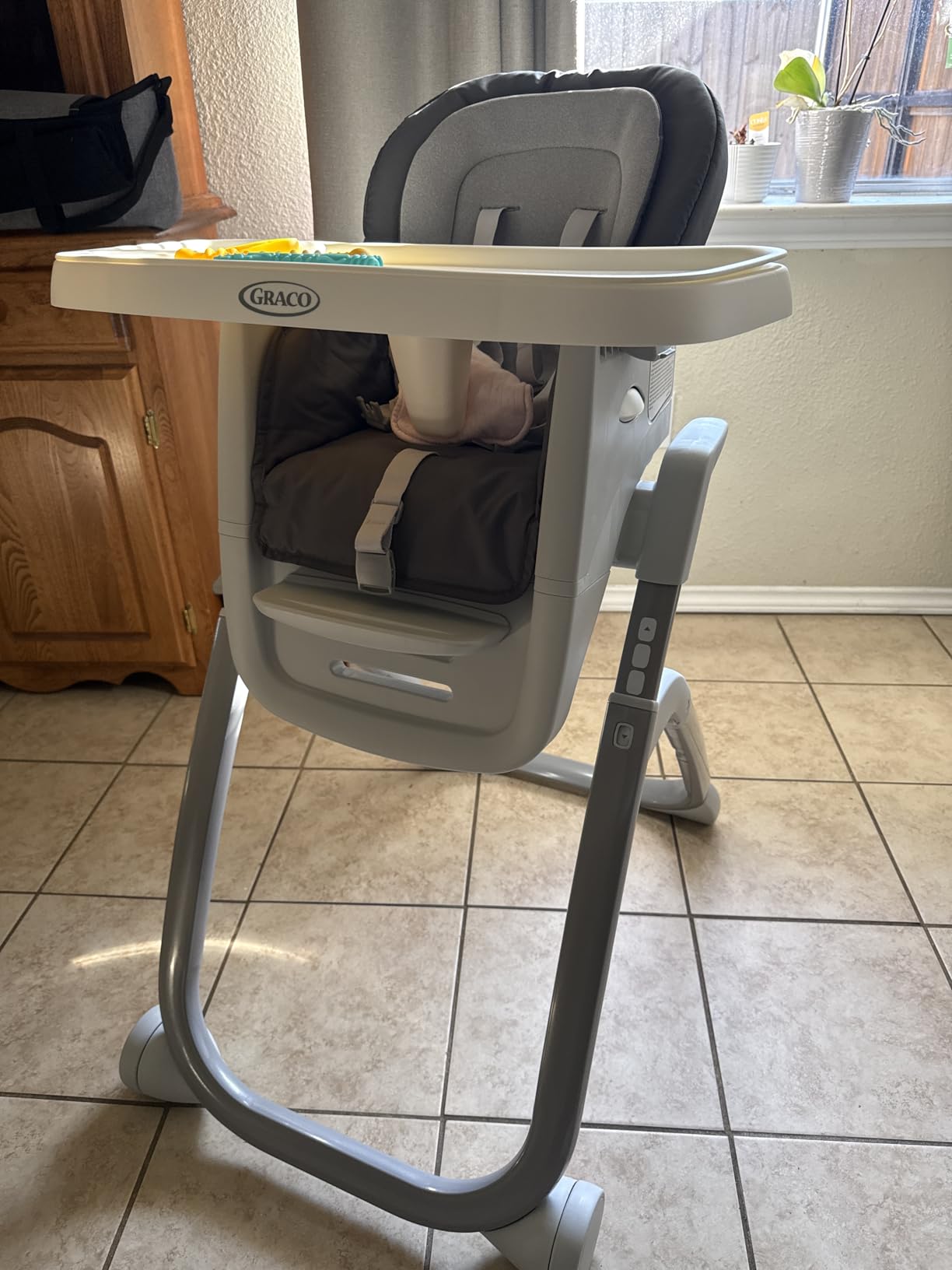 Graco DuoDiner DLX 6-in-1 Convertible High Chair, Infant to Toddler Booster and Youth Stool, Arlo customer photo 2