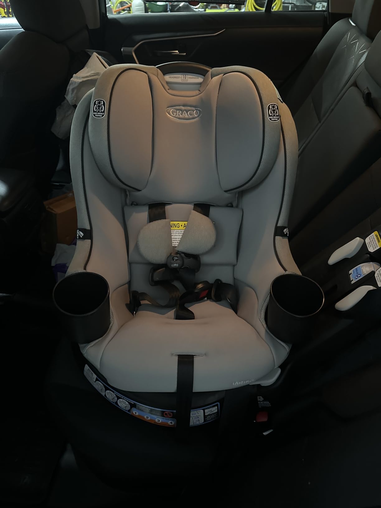 Graco EasyTurn 360 2-in-1 Rotating Convertible Car Seat, 360 Degree Rotating Infant to Toddler Rotating Car Seat, 2 Modes Rear and Forward Facing, Slim Design, Cyran customer photo 2