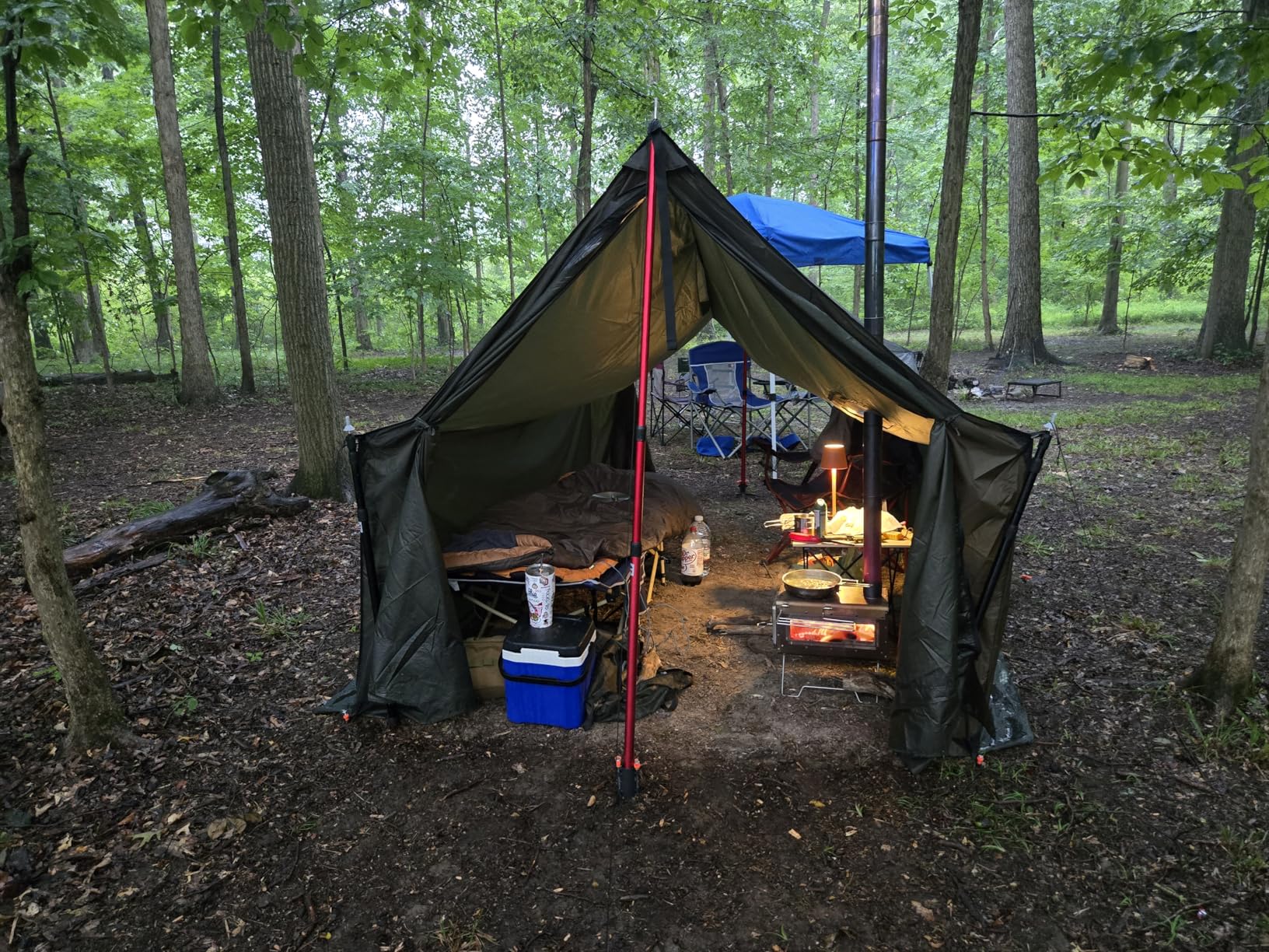REDCAMP Large Hammock Hot Tent with Stove Jack, Waterproof and Windproof Winter Wall Tent with Snow Skirt, 4 Season customer photo 1