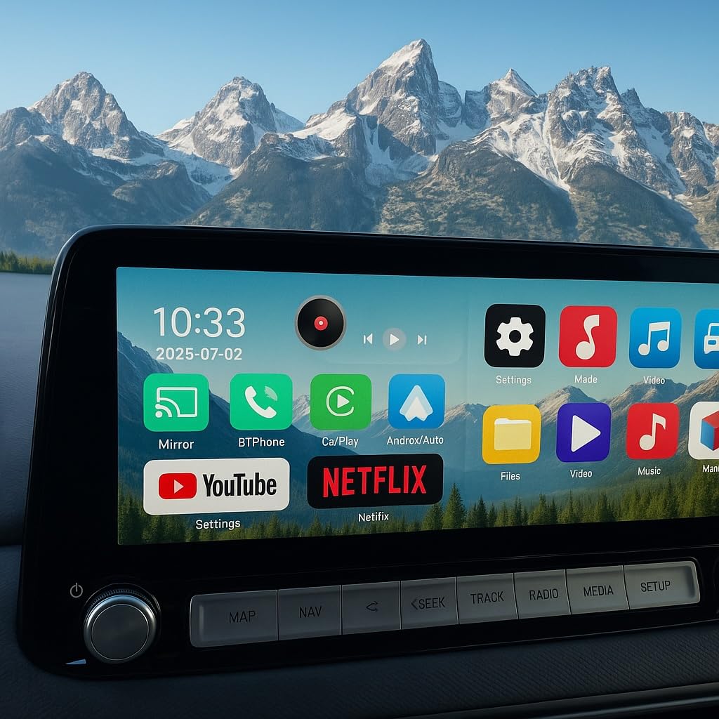 LAMTTO 3-in-1 Magic Video Box for Streaming Netflix/YouTube/TikTok, Wireless Carplay Adapter Dongle with USB Drive for OEM Wired Apple Car Play and Android Auto Cars customer photo 2