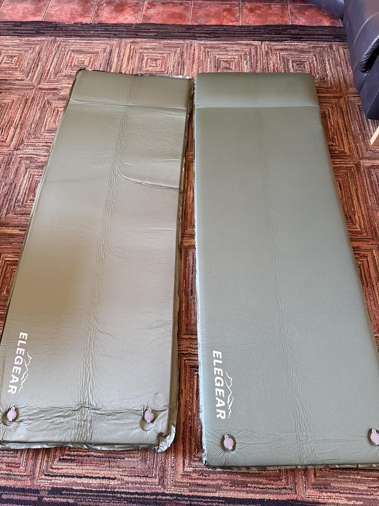 Elegear CumbreX Self Inflating Sleeping Pad, Built-in Electric Pump 3.15