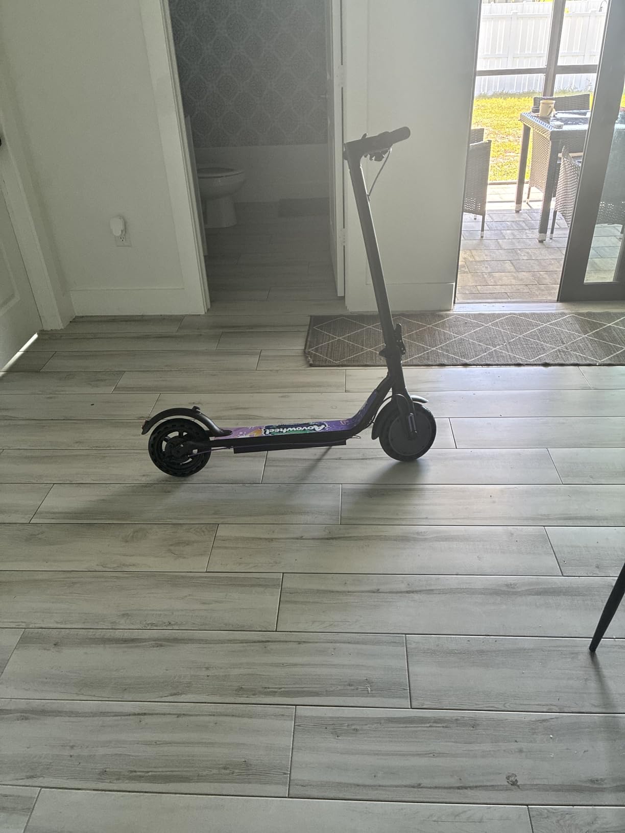 Aovowheel Electric Scooter for Adults, Folding E Scooter with 350W/500W Motor 16/24 Mph Top Speed, Max 19-23 Miles Long Range, 8.5''/10''/14''Tires Commuting Scooters with Dual Brakes System, APP customer photo 1
