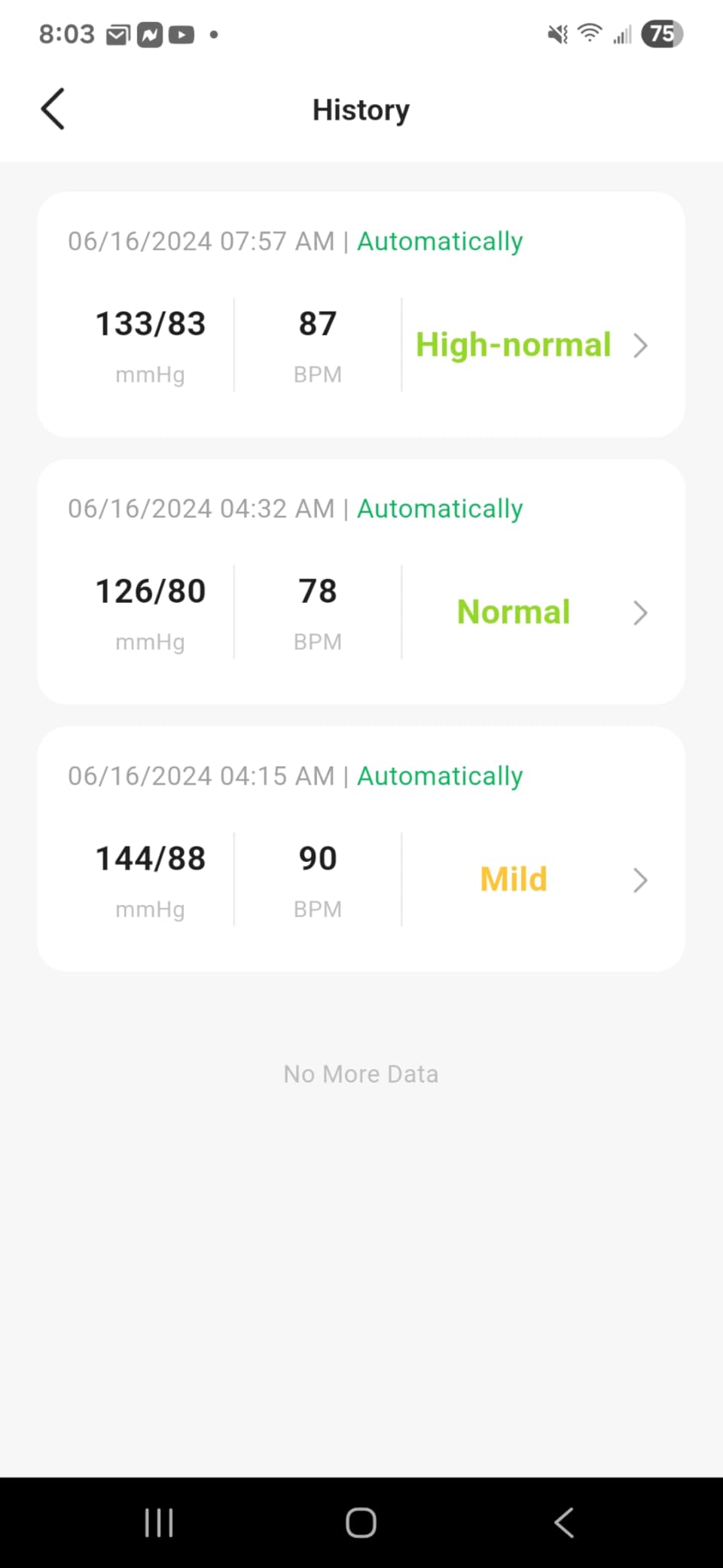 Blood Pressure Monitor for Home Use - Easy@Home Smart BP Machine with Free MyHeartPal App, Automatic Blood Pressure XL Cuff, LED Screen & Voice Function, Apple & Android Compatible customer photo 2