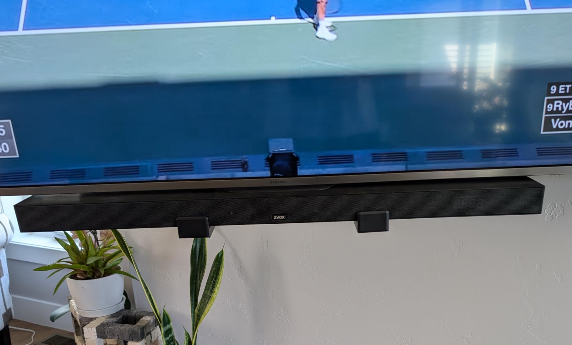 ZVOX AccuVoice AV855 Dialogue Clarifying Soundbar - Patented Hearing Technology with 20 Levels of Voice Boost, Dual Subwoofers customer photo 1