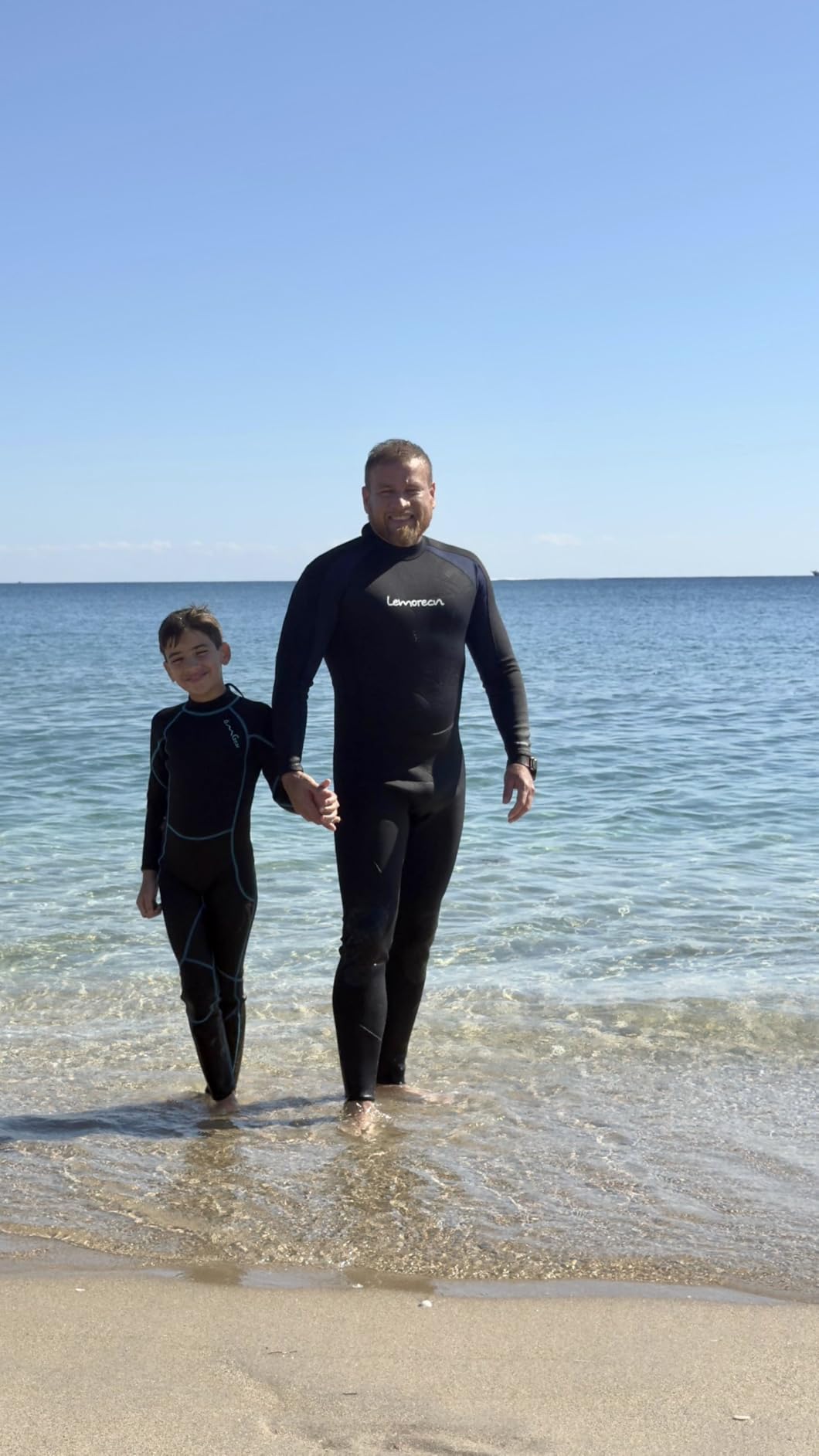 Lemorecn Men's Wetsuit 3/2mm and 5/4mm,Full Wetsuits for Men,Men's 3mm Full Wetsuit Front Zip for Diving Snorkeling Surfing Swimming customer photo 2