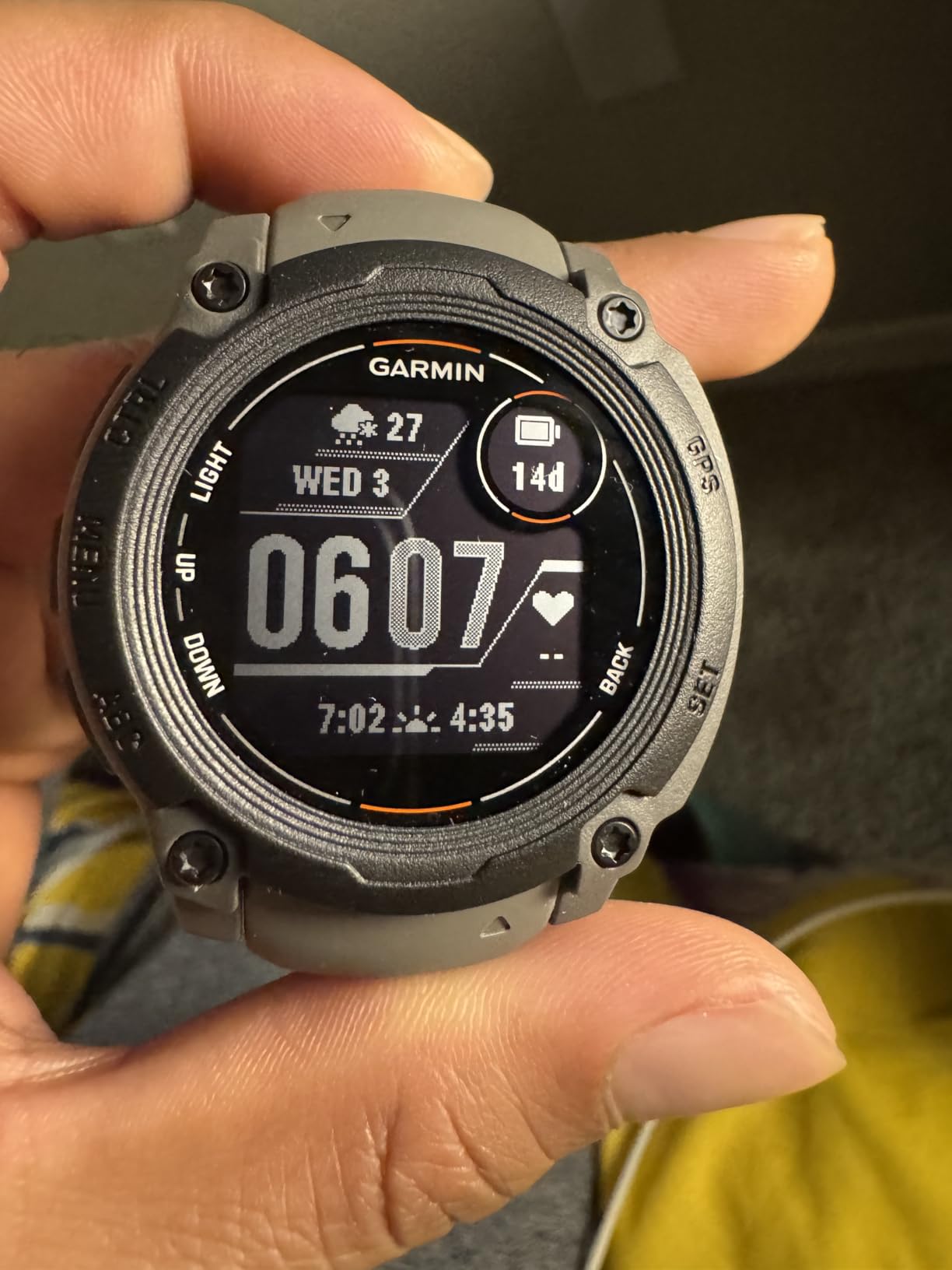 Garmin Instinct® E, Rugged GPS Smartwatch, 45mm, Charcoal customer photo 2