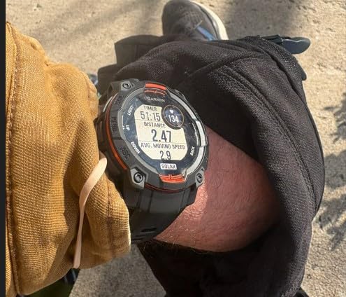 Garmin Instinct 3 45mm Solar Charged Display, Rugged Outdoor GPS Smartwatch, Metal-Reinforced Bezel, Built-in Flashlight customer photo 1