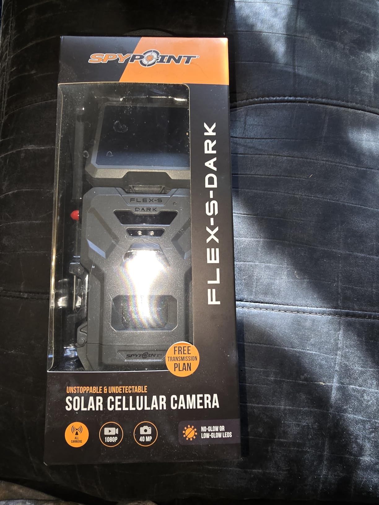 SPYPOINT Flex-S-Dark Solar Cellular Trail Camera - Built-in Solar Panel, 40MP Photos, 1080p Videos + Sound, No-Glow Game Camera, Night Vision, Motion Activated Trail Cam customer photo 1