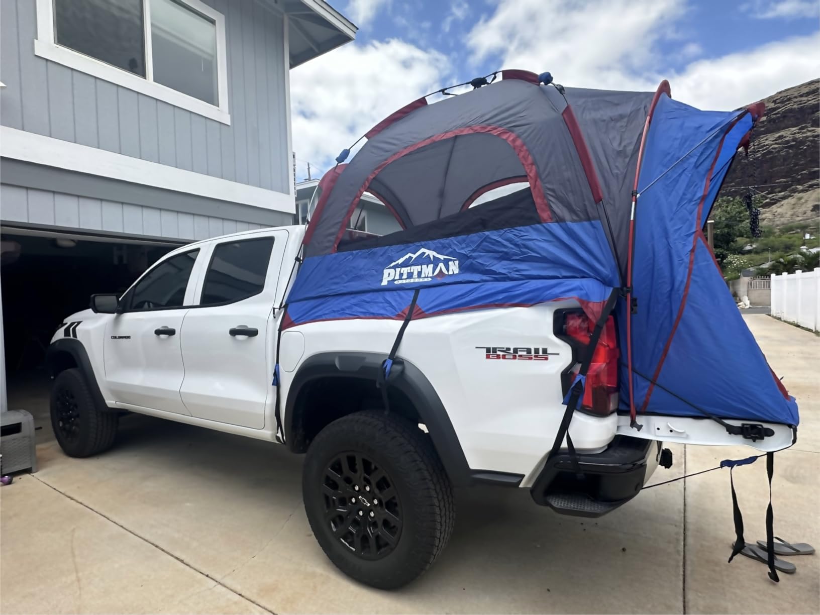 Pittman - Truck Bed Tent with EZ-UP Design - Pickup Truck Tent for Camping - Includes Rain Fly, Extra Wide Entry, Oversize Air Mesh & Porch Cover - Premium Pickup Bed Camper customer photo 1