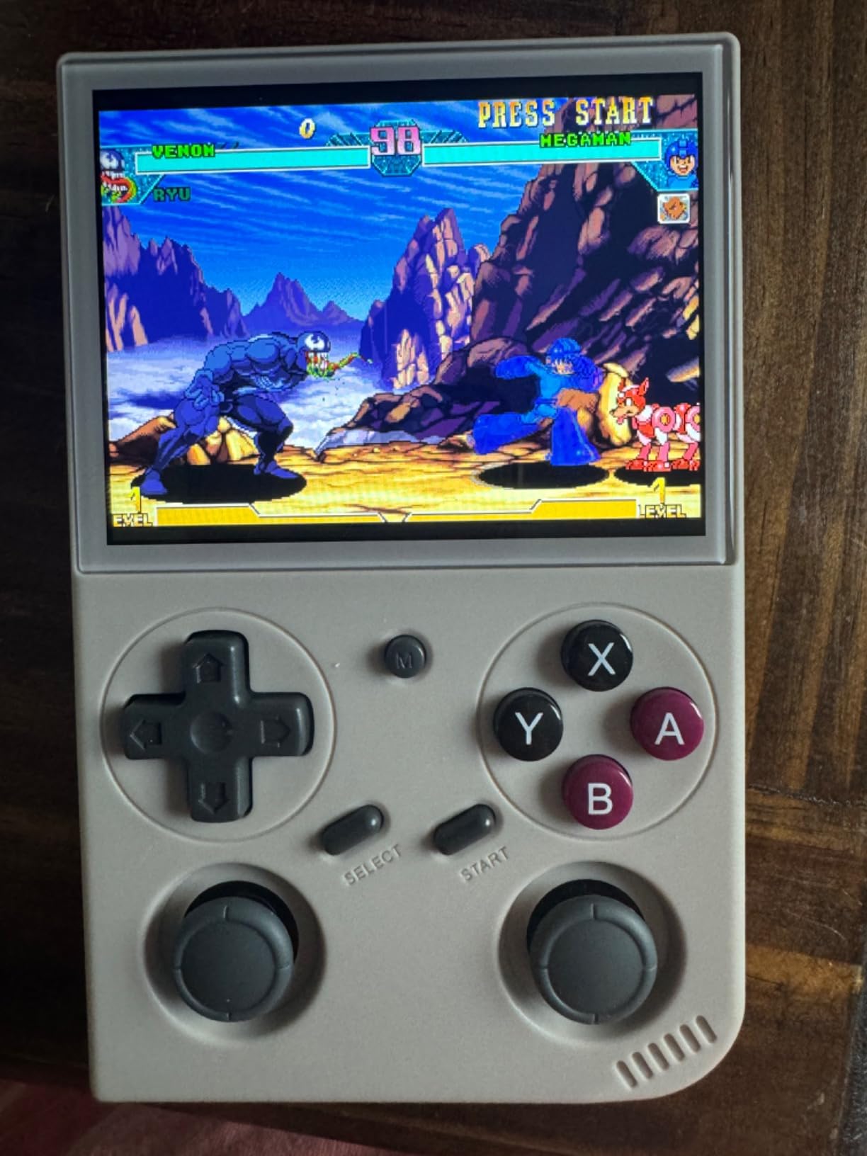 G350 Retro Handheld Game Console, 3.5 Inch IPS Screen Linux System Built-in 32G TF Card 4371 Games Preloaded Handheld Game Console 3200mAh Battery customer photo 1