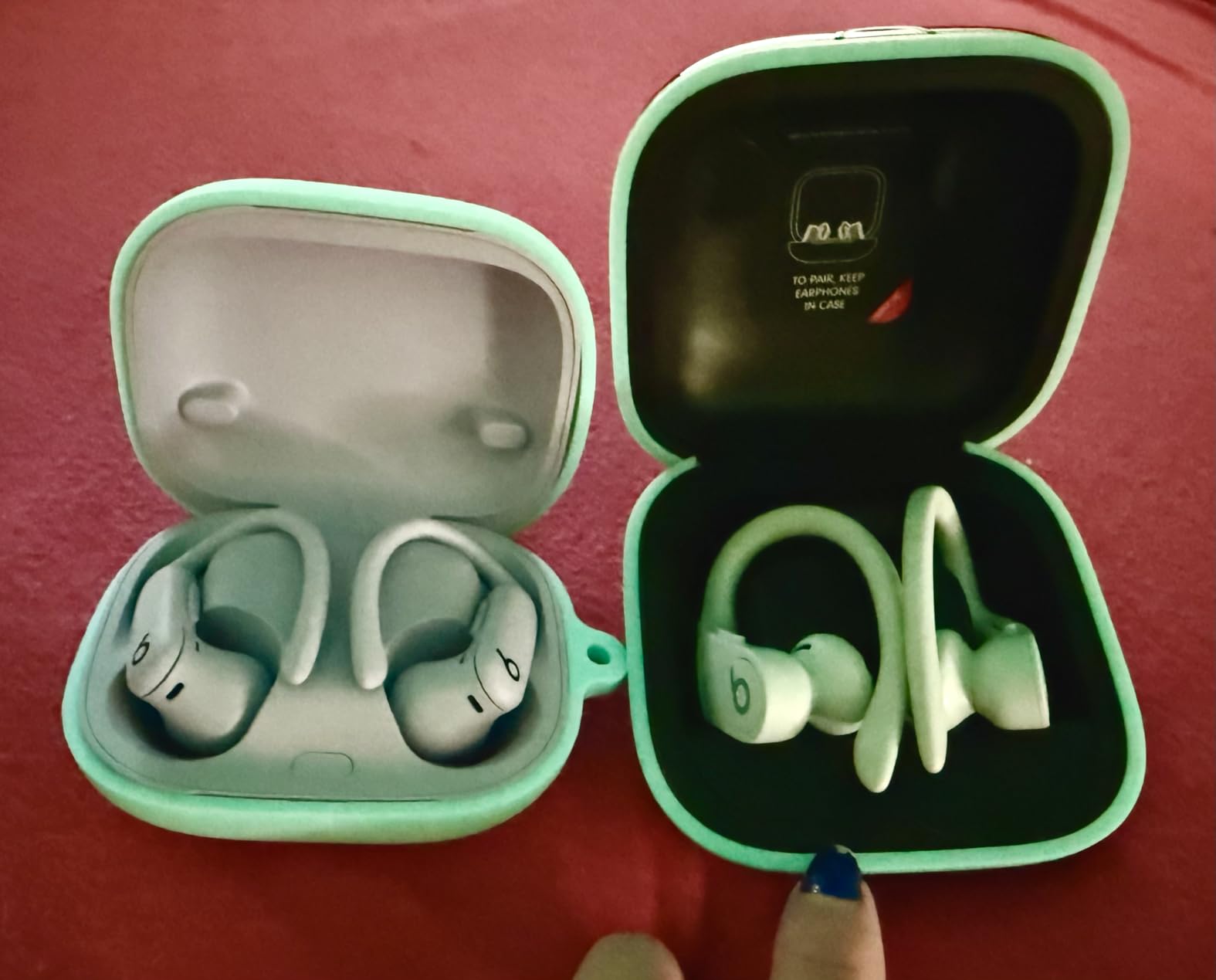 Beats Powerbeats Pro 2 - Wireless Noise Cancelling Workout Earbuds with Secure-Fit Earhooks, Up to 45-Hour Battery with Charging Case, Sweat & Water Resistant, Heart Rate Monitoring, Quick Sand customer photo 1