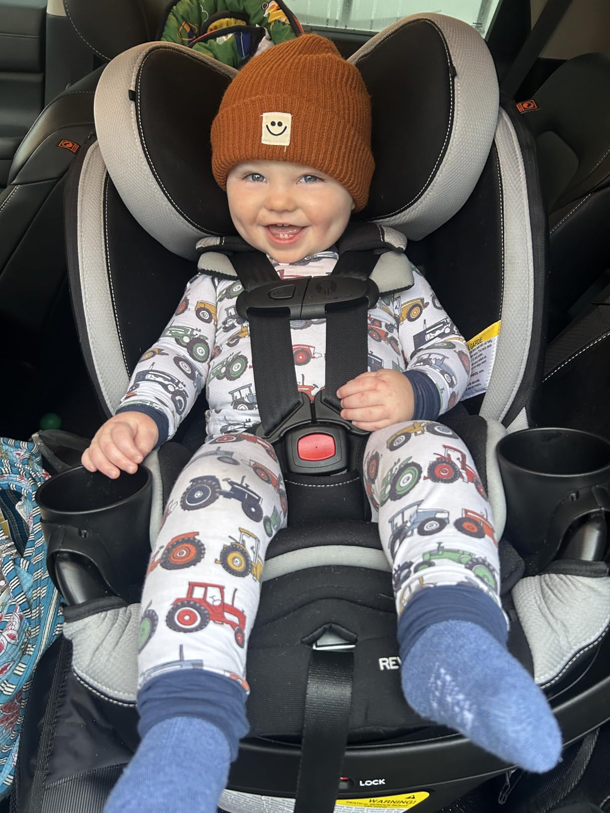 Evenflo Revolve360 Slim 2-in-1 Rotational Car Seat with Quick Clean Cover (Salem Black) customer photo 2
