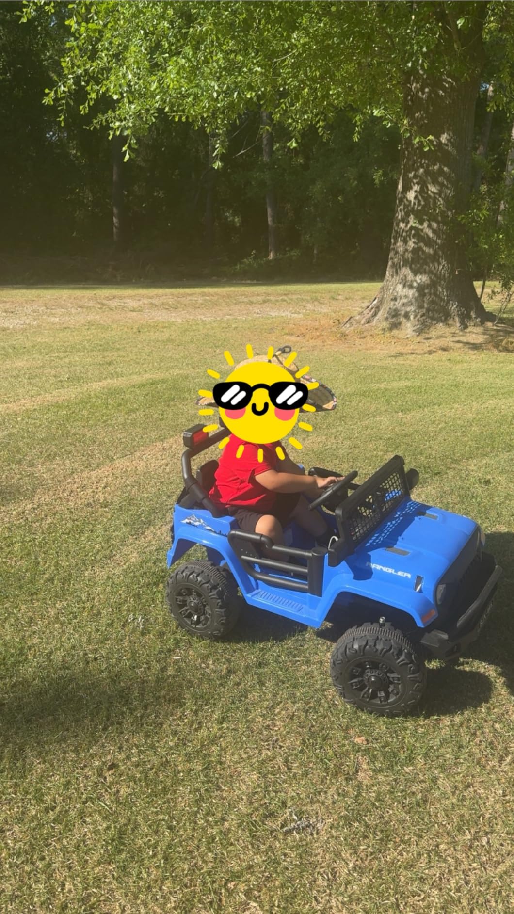 12V 7AH Kids Ride-On Truck Car, Electric Car with Parent Remote Control, Spring Suspension, LED Lights, Bluetooth, Music, Black customer photo 2