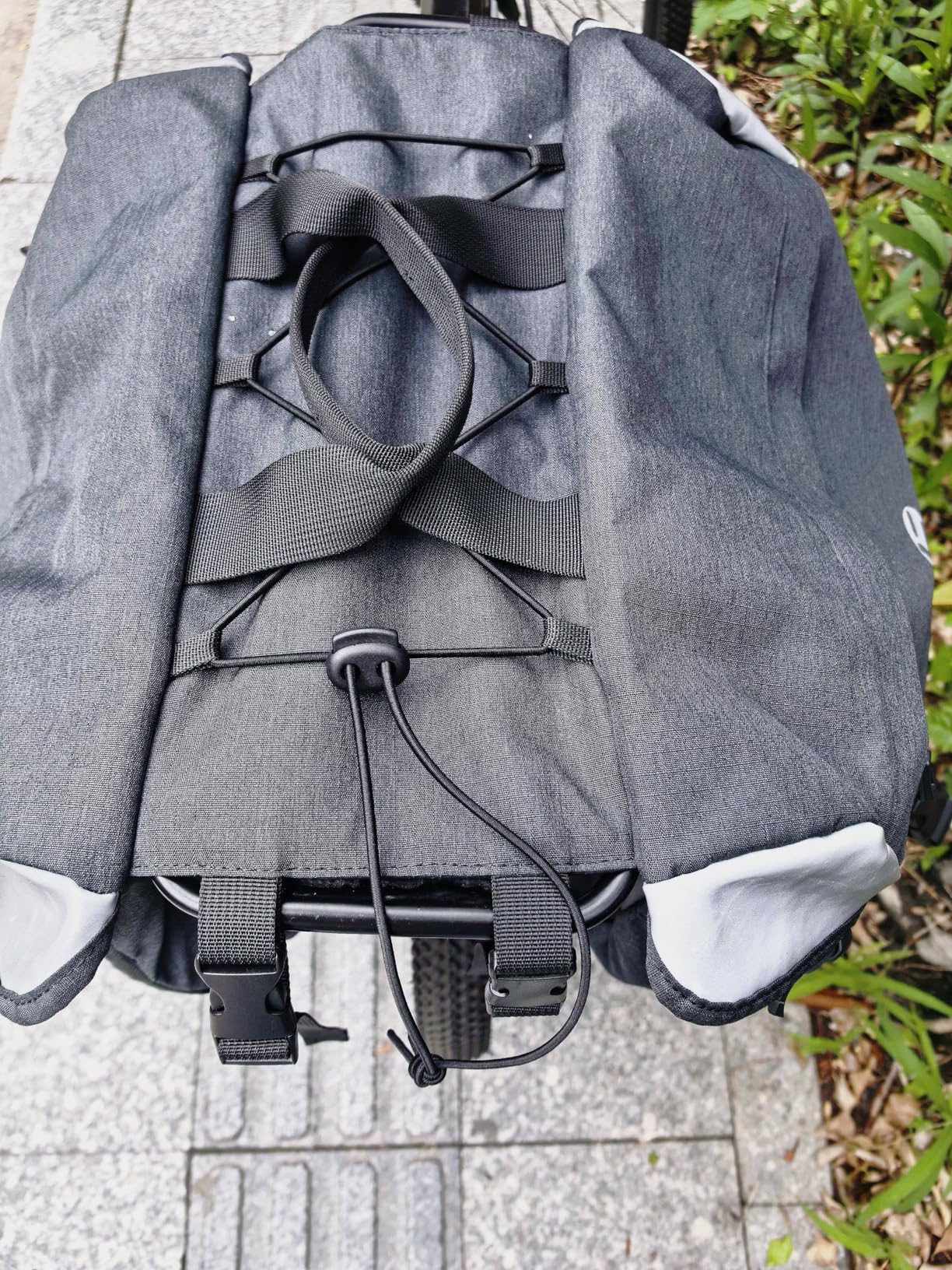 NDakter Bike Panniers, 35L Waterproof Panniers Bike Saddle Bags for Rear Rack, Expandable Double Bicycle Trunk Bag with Reflective Strips customer photo 1