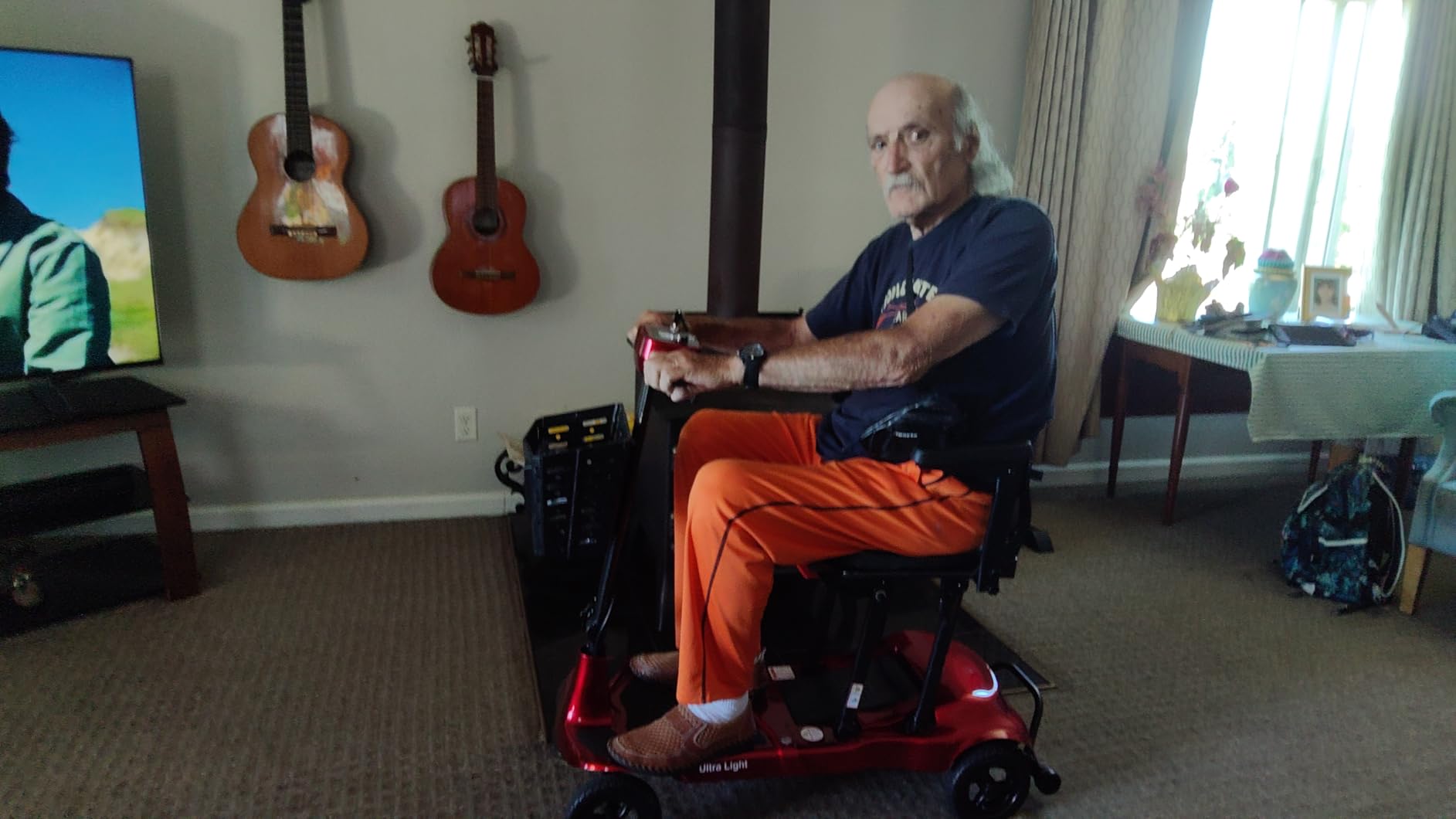 Mobility Scooters for Adults & Seniors - Ultra Lightweight 27.5 lbs Carbon Fiber Folding Electric Scooter - Airlines Approved All-Terrain Portable Scooter with Basket and Charger Included customer photo 1
