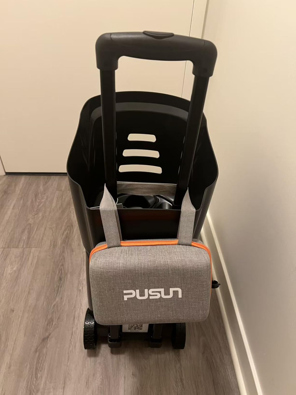 PUSUN PT-Smart Tennis Ball Machine: App Control with 12 Built-in Training Modes, 6-Level Spin, 28-Point, 75 MPH, 32.6 lbs, 100+ Ball, 5H Battery, Portable, for Tennis/Padel customer photo 2